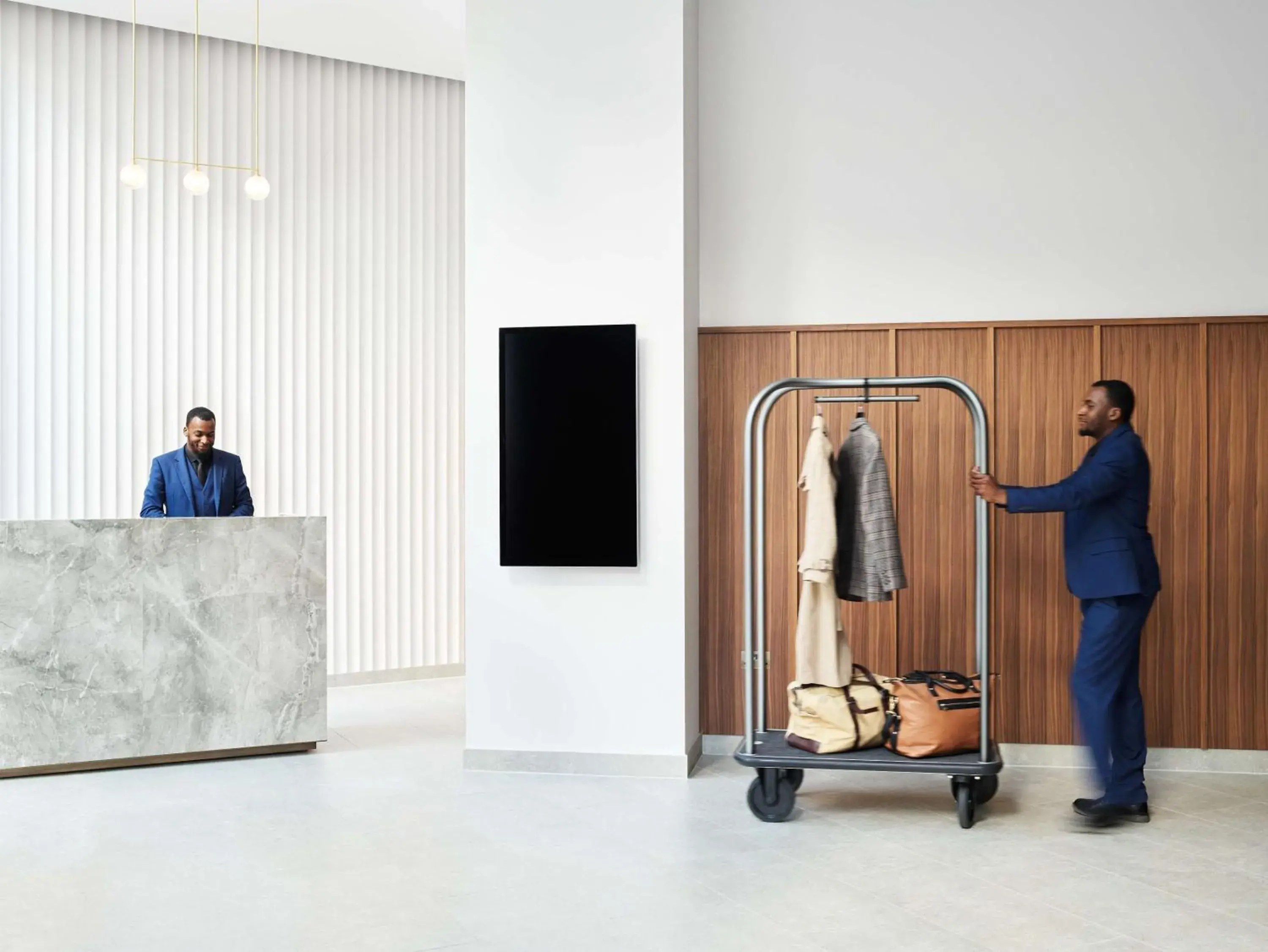 Lobby or reception in Hyatt House London Stratford - Aparthotel Lobby or reception in Hyatt House London Stratford - Aparthotel