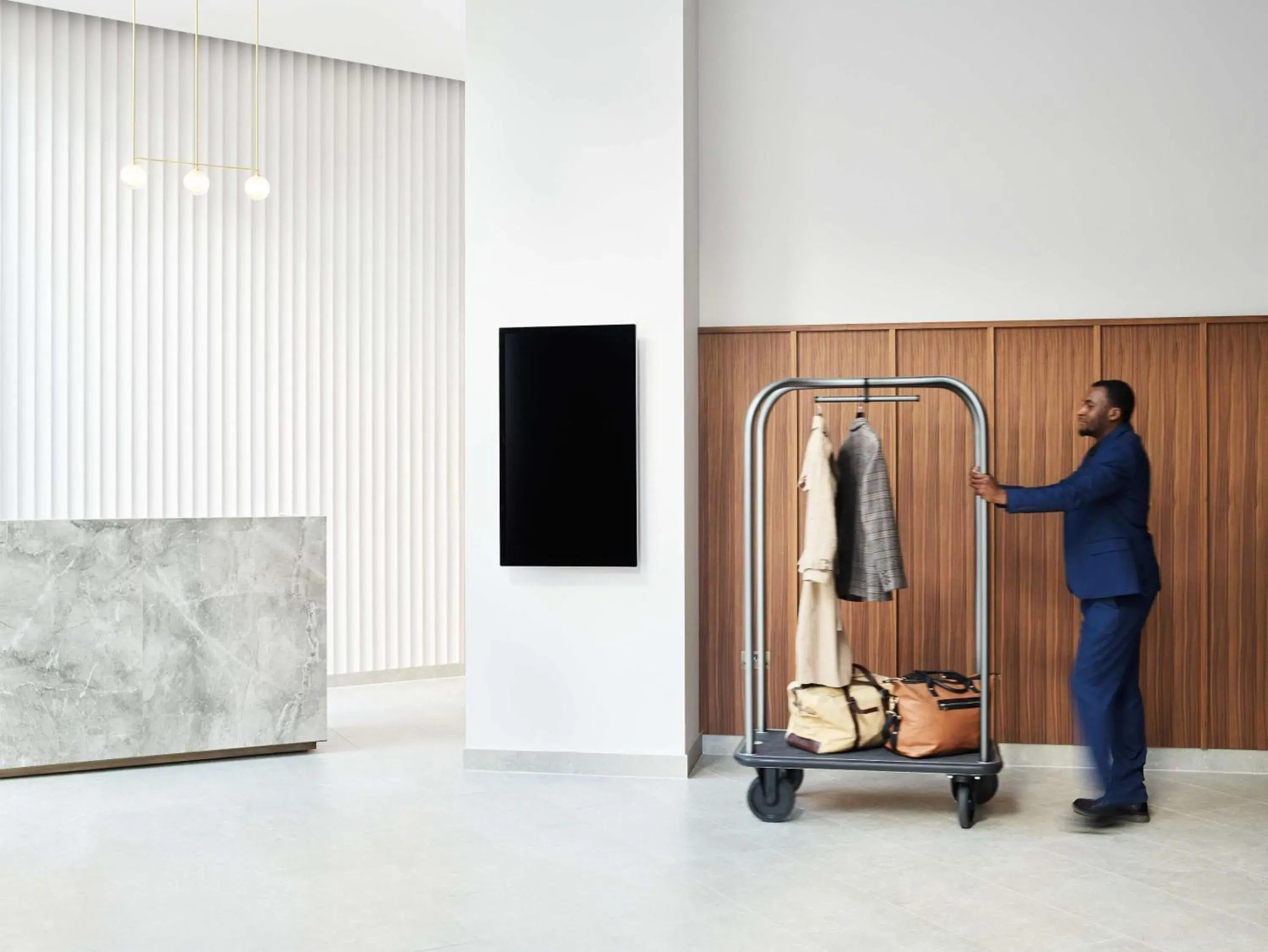 Lobby or reception in Hyatt House London Stratford - Aparthotel Lobby or reception in Hyatt House London Stratford - Aparthotel