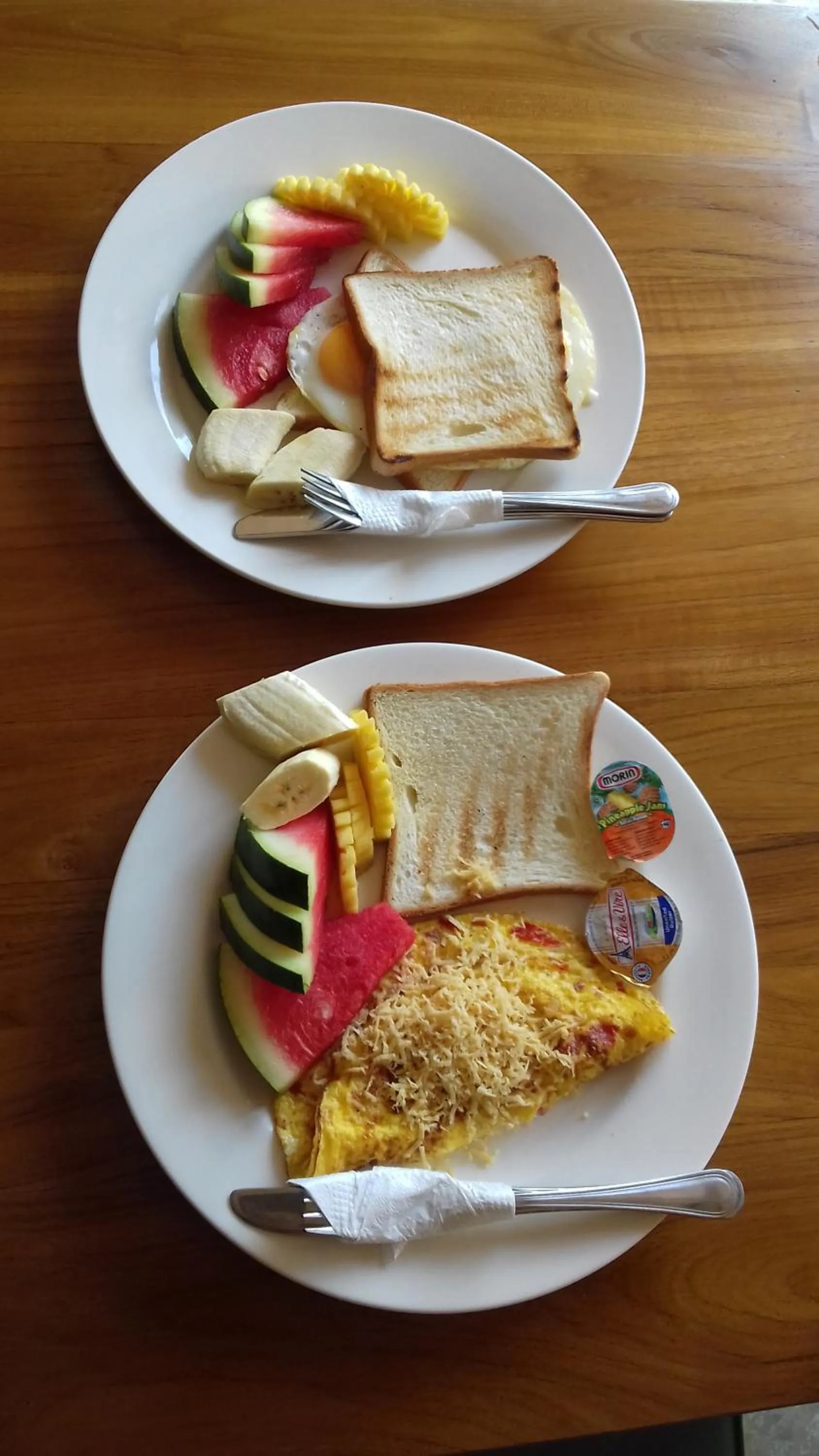 Food in Tetebatu Flush Harmony