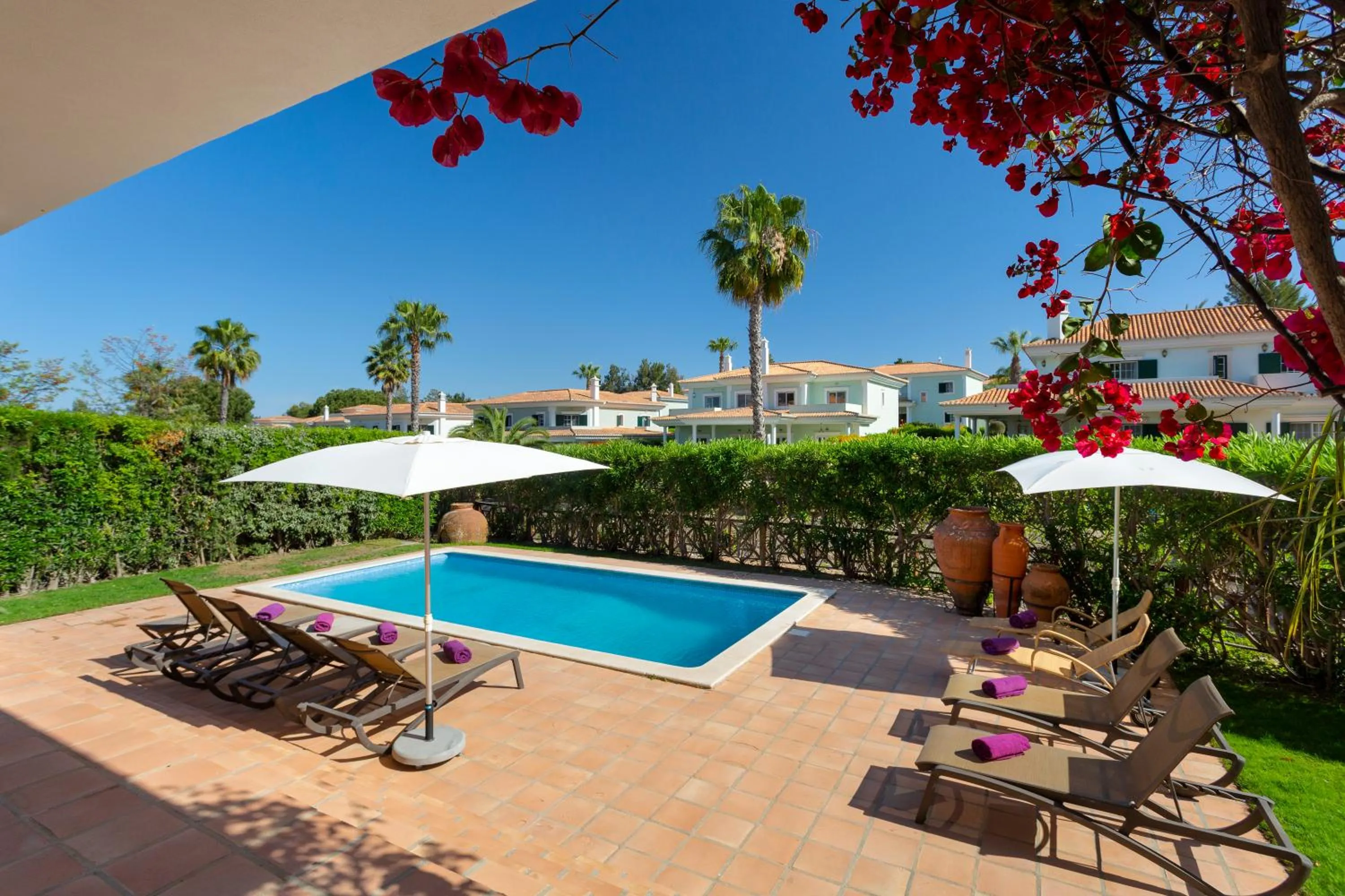 Pool view in Martinhal Quinta Family Resort