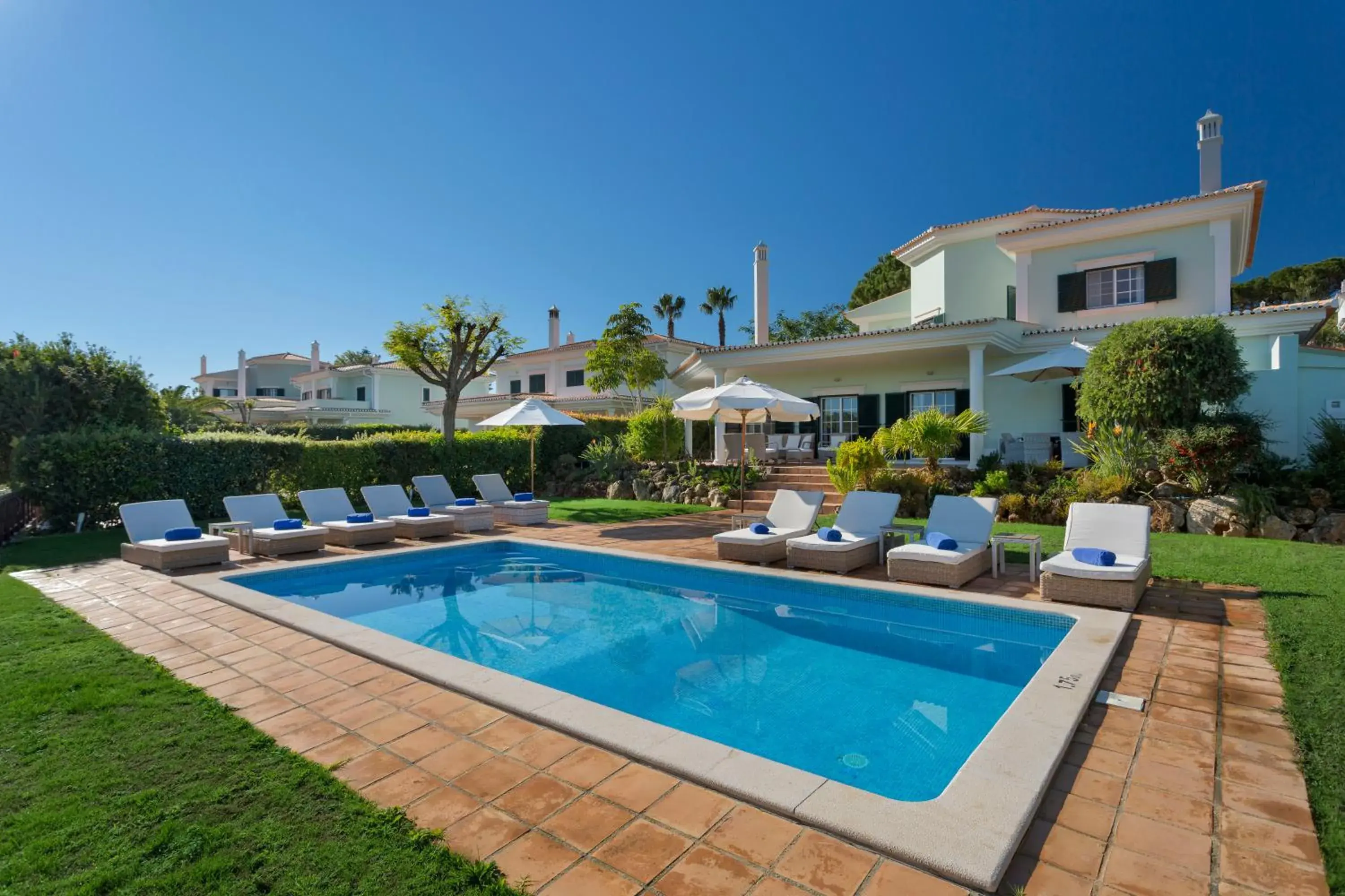 Garden view in Martinhal Quinta Family Resort Garden view in Martinhal Quinta Family Resort