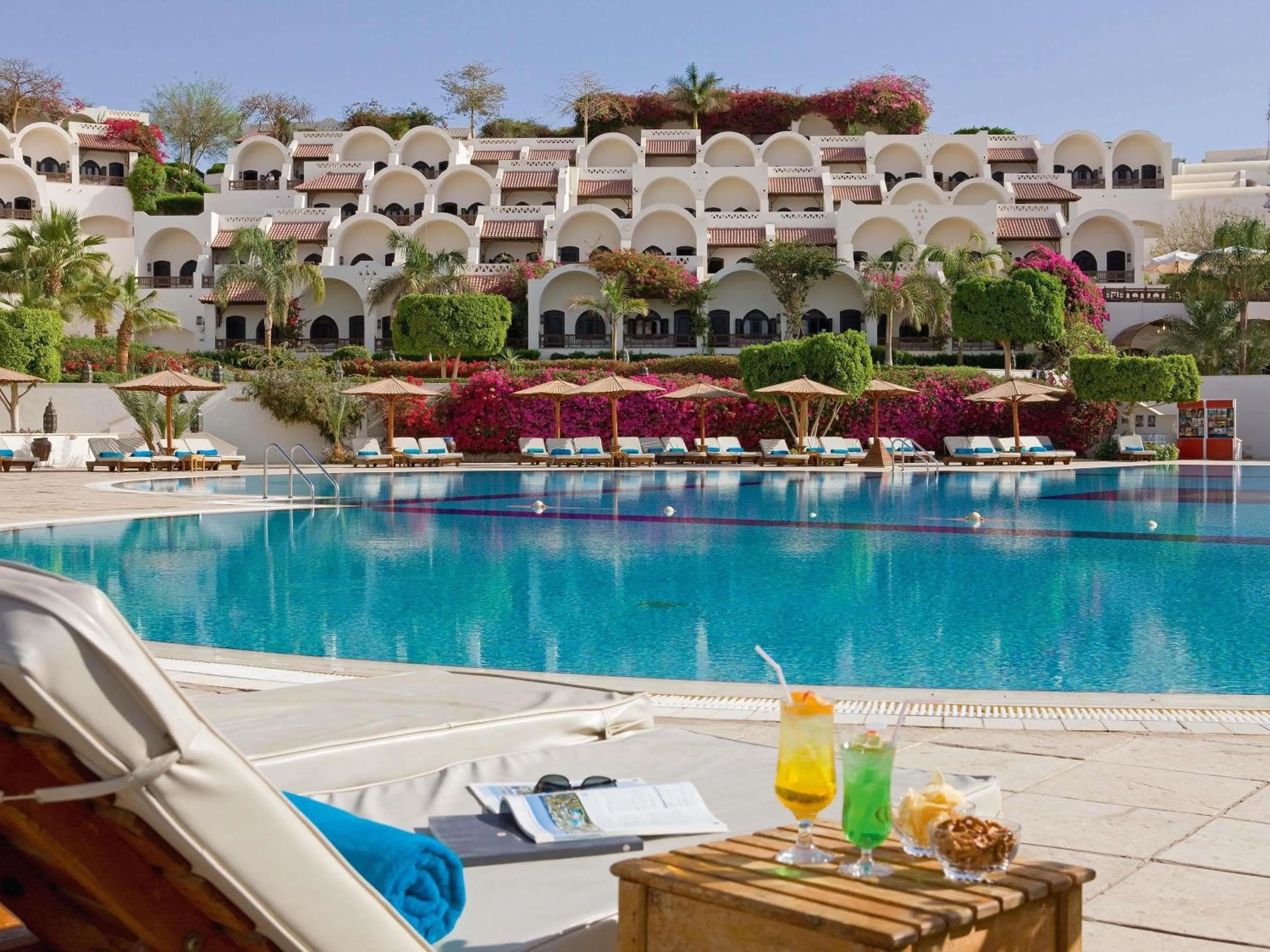 Pool view in Movenpick Resort Sharm El Sheikh