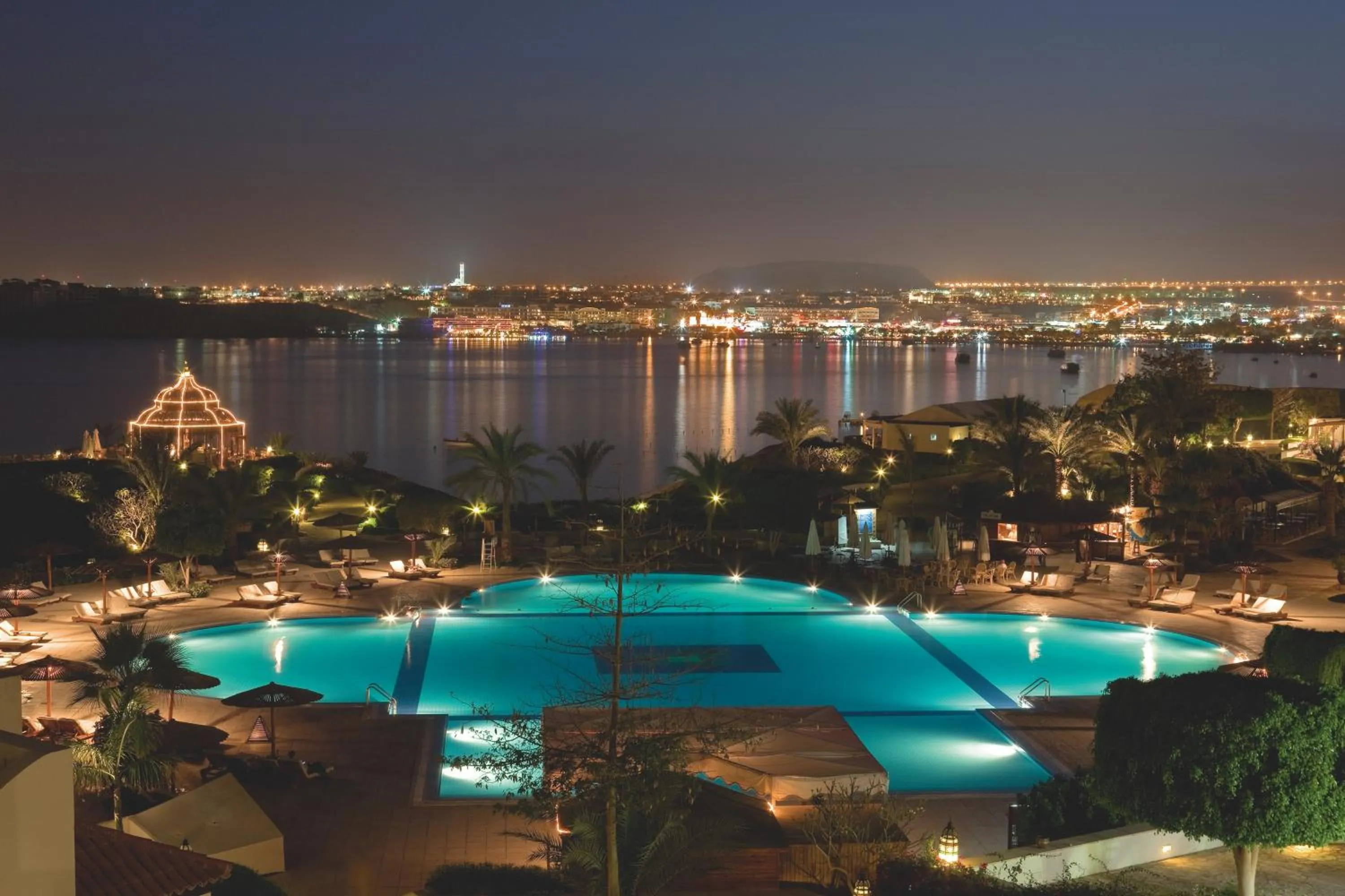 Pool view in Movenpick Resort Sharm El Sheikh