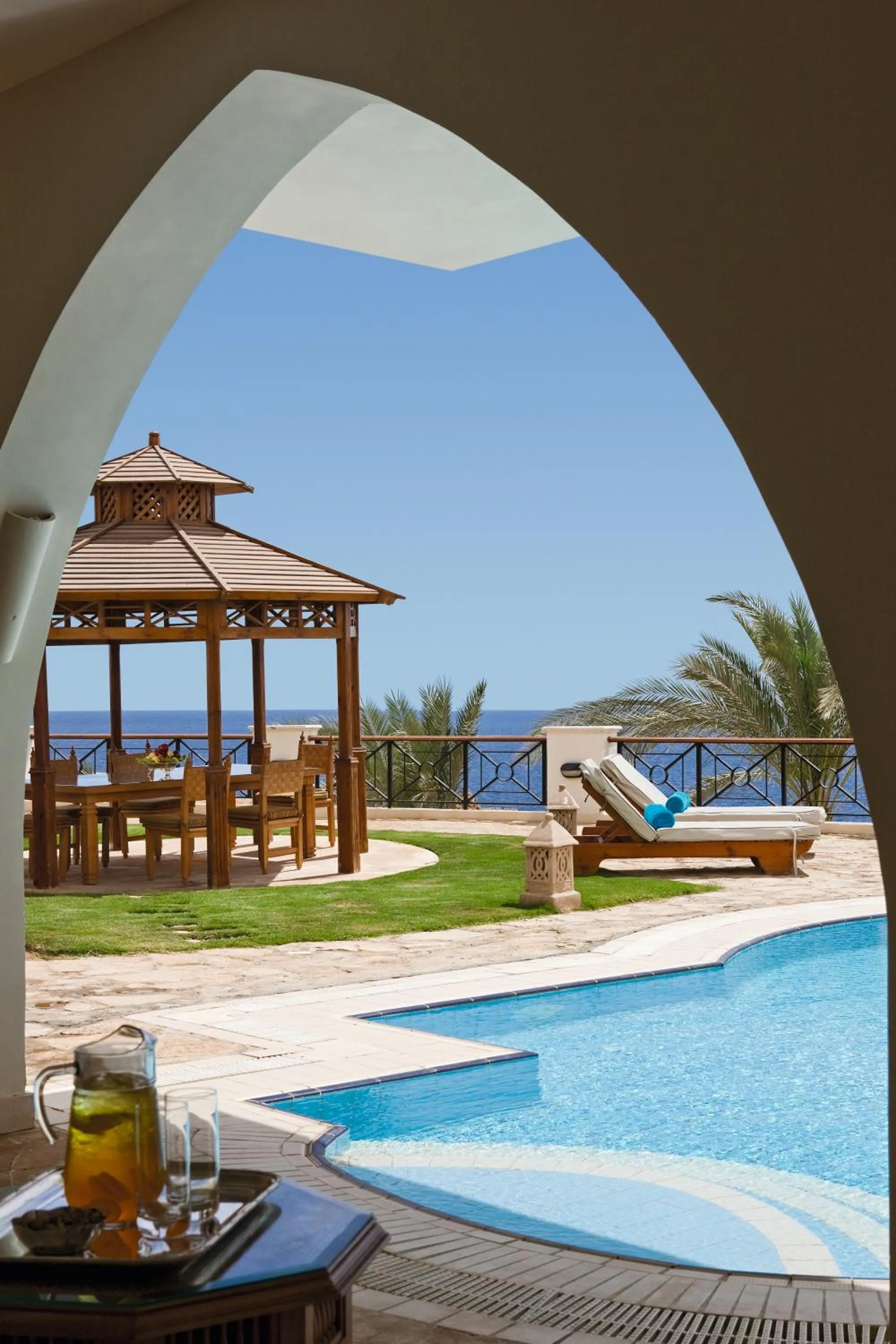 Pool view in Movenpick Resort Sharm El Sheikh