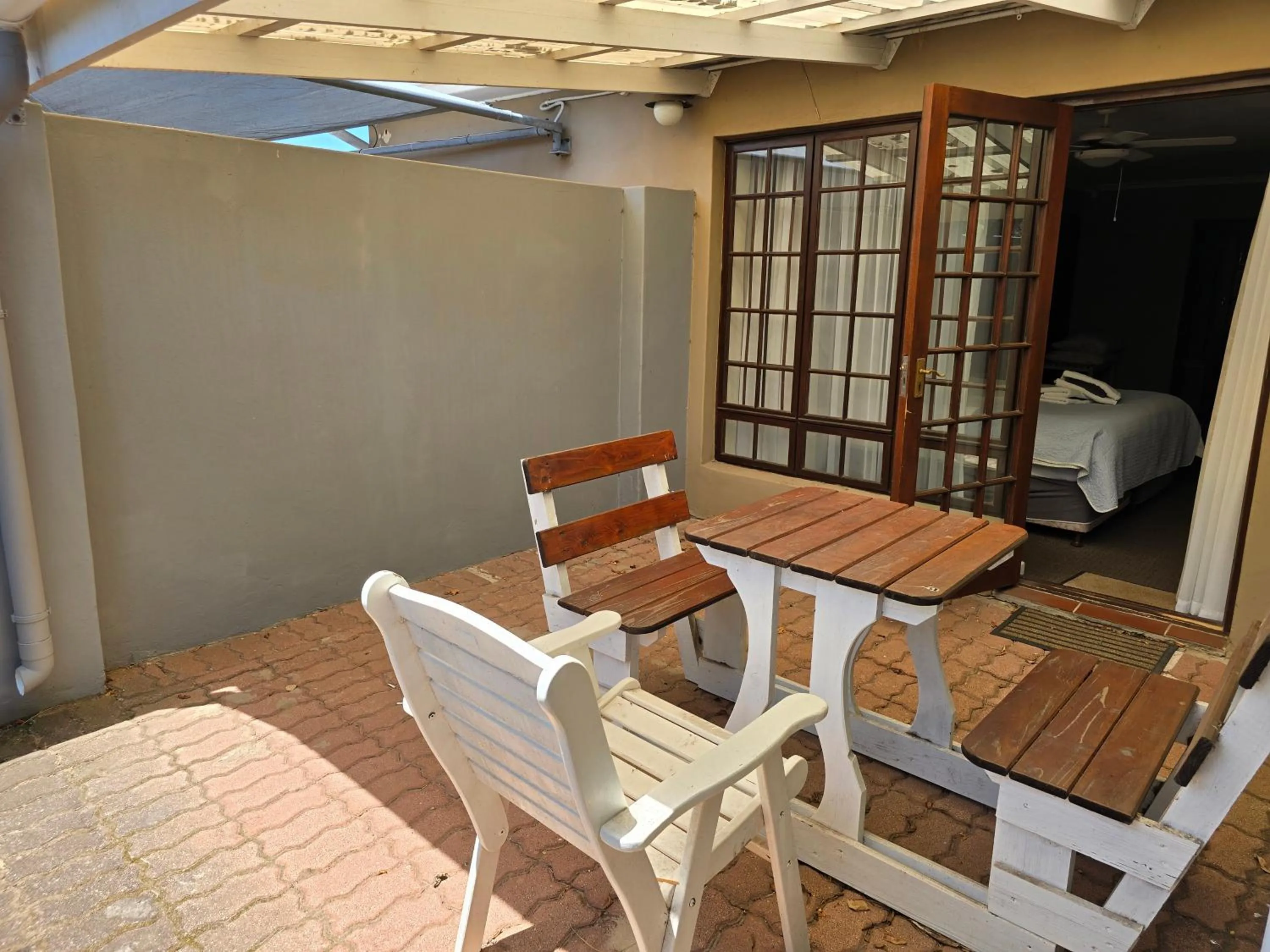 Patio in Bayside Guesthouse