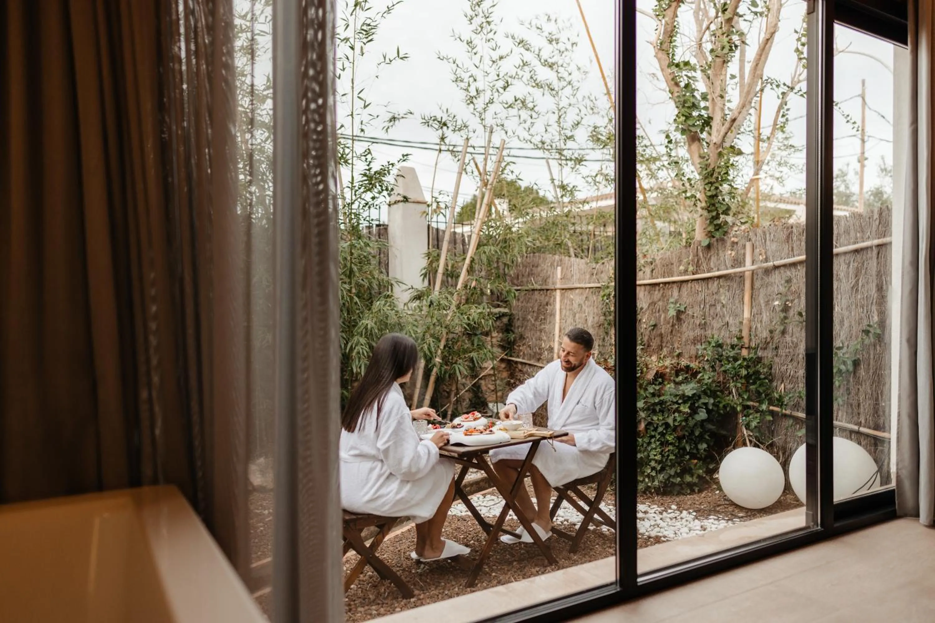 Patio in Hotel Villa Retiro