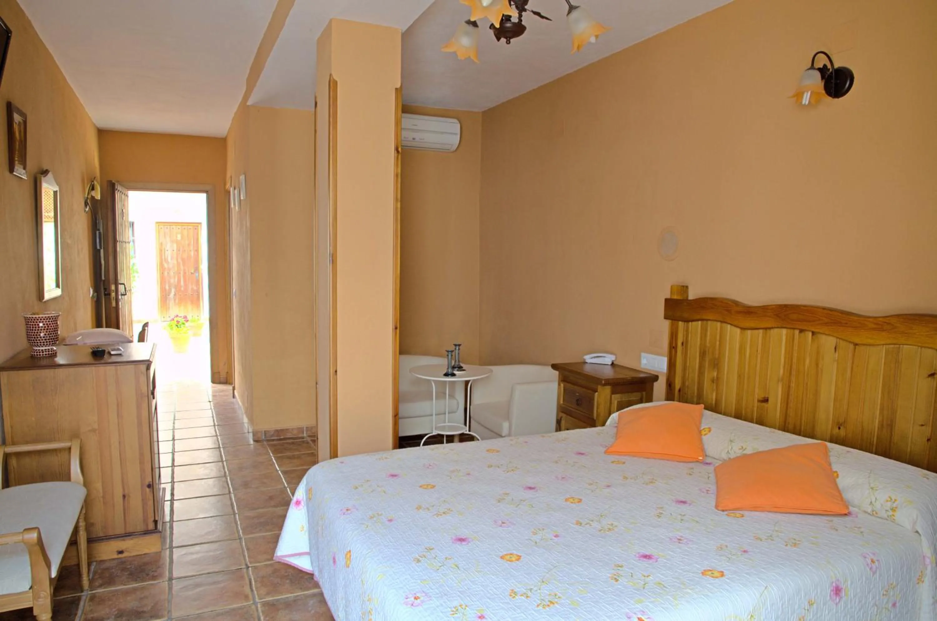 Bed in Hotel Posada Casas Viejas