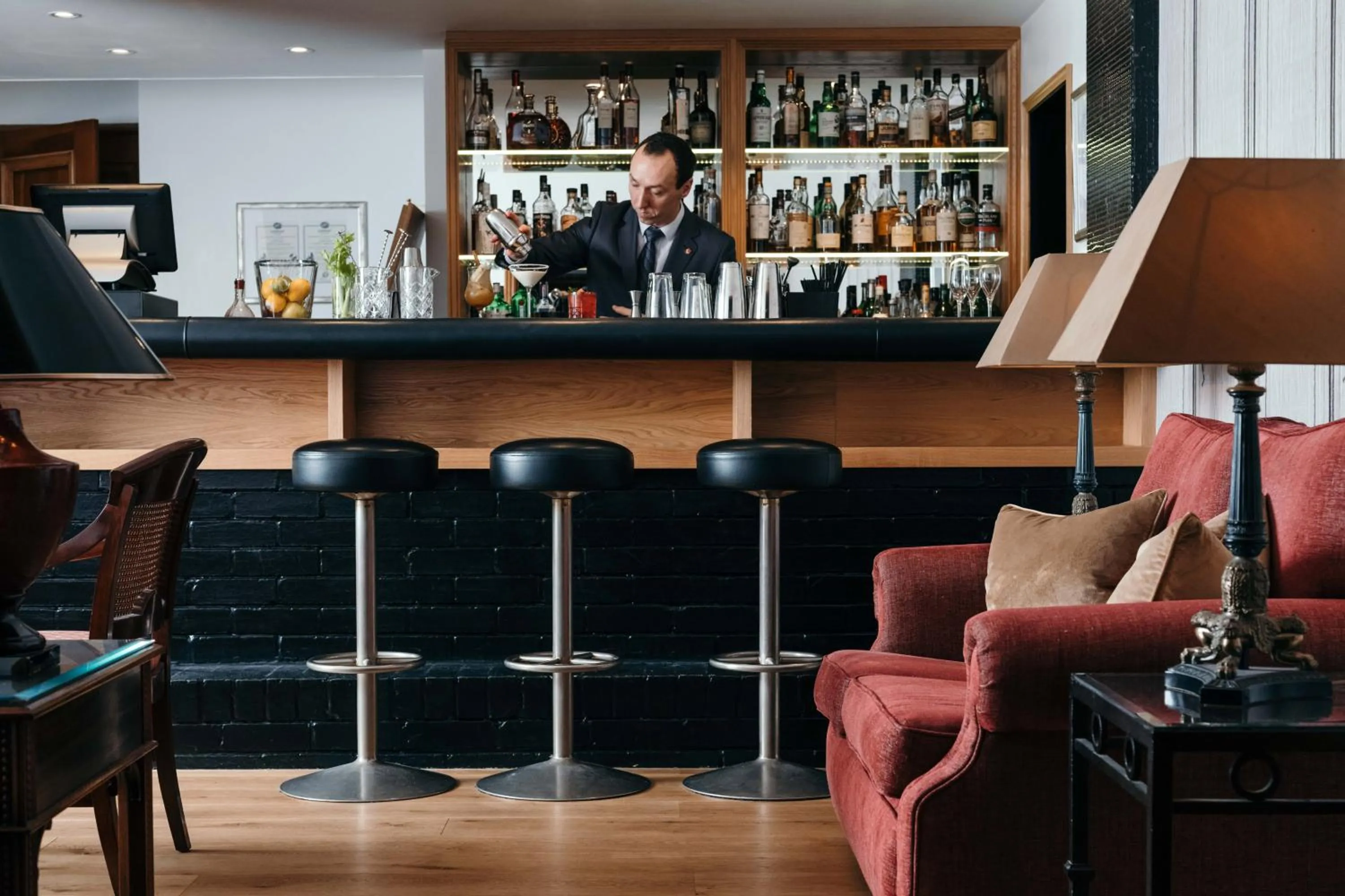 Lounge or bar in The Atlantic Hotel - Small Luxury Hotels of the World