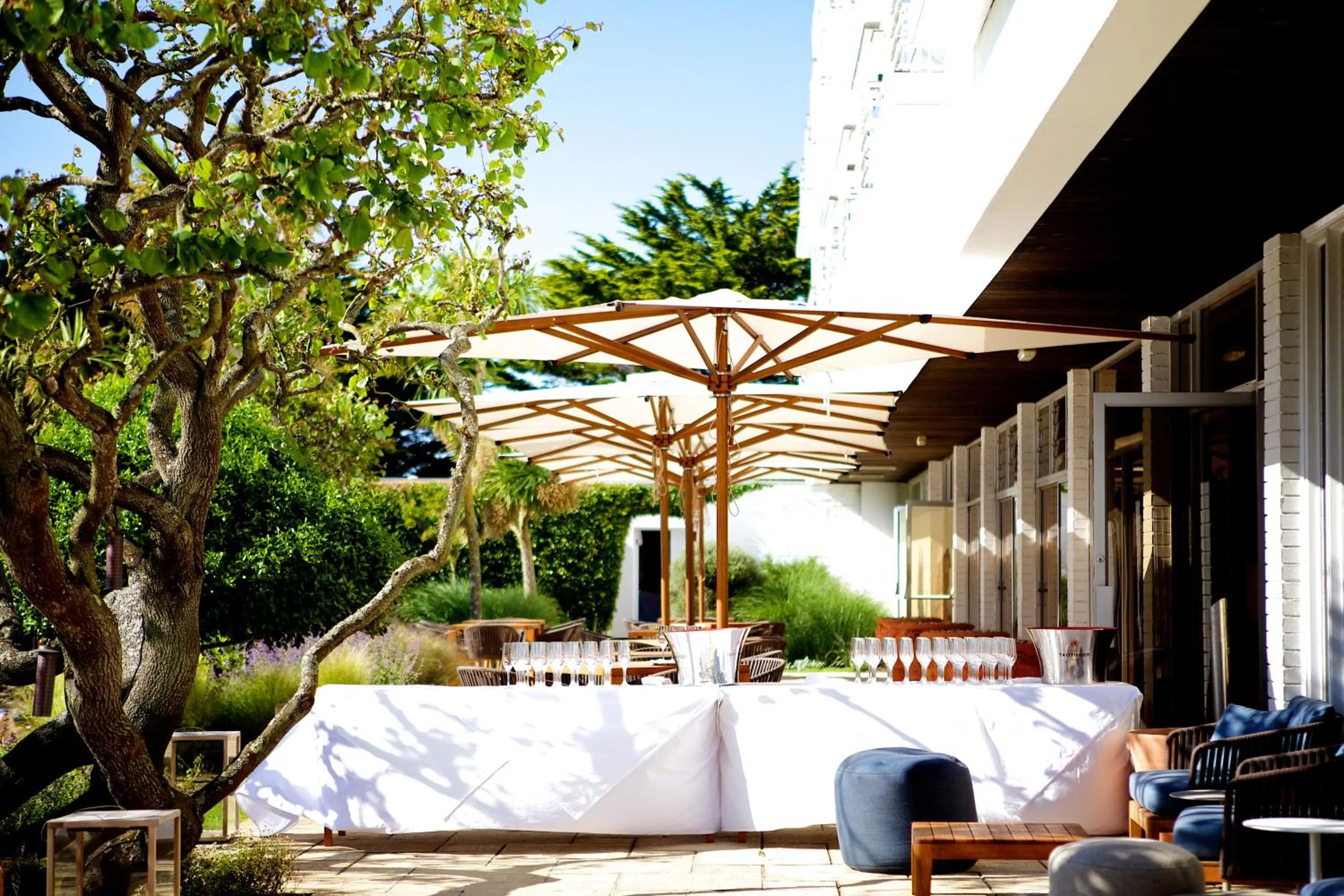 Patio in The Atlantic Hotel - Small Luxury Hotels of the World