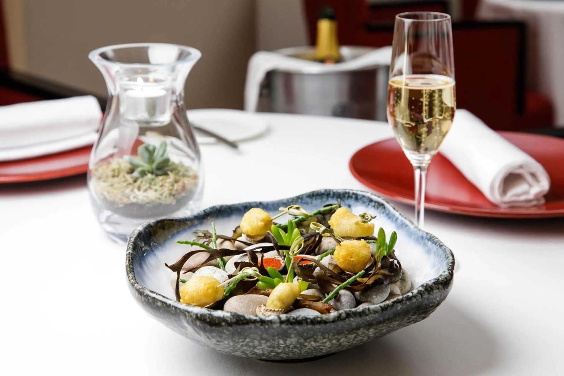 Food and drinks in The Atlantic Hotel - Small Luxury Hotels of the World