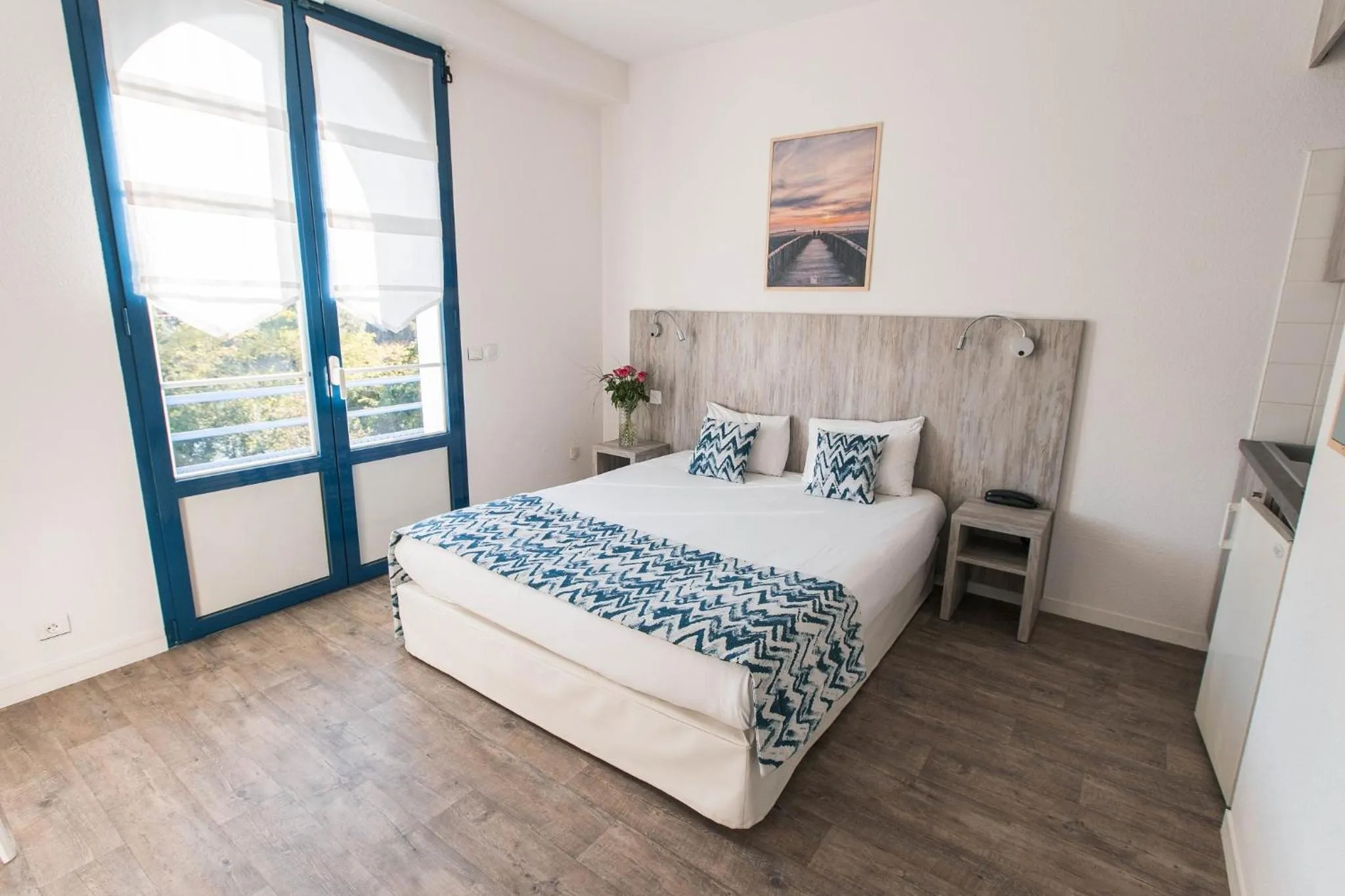 Bed in Hotel Mercedes