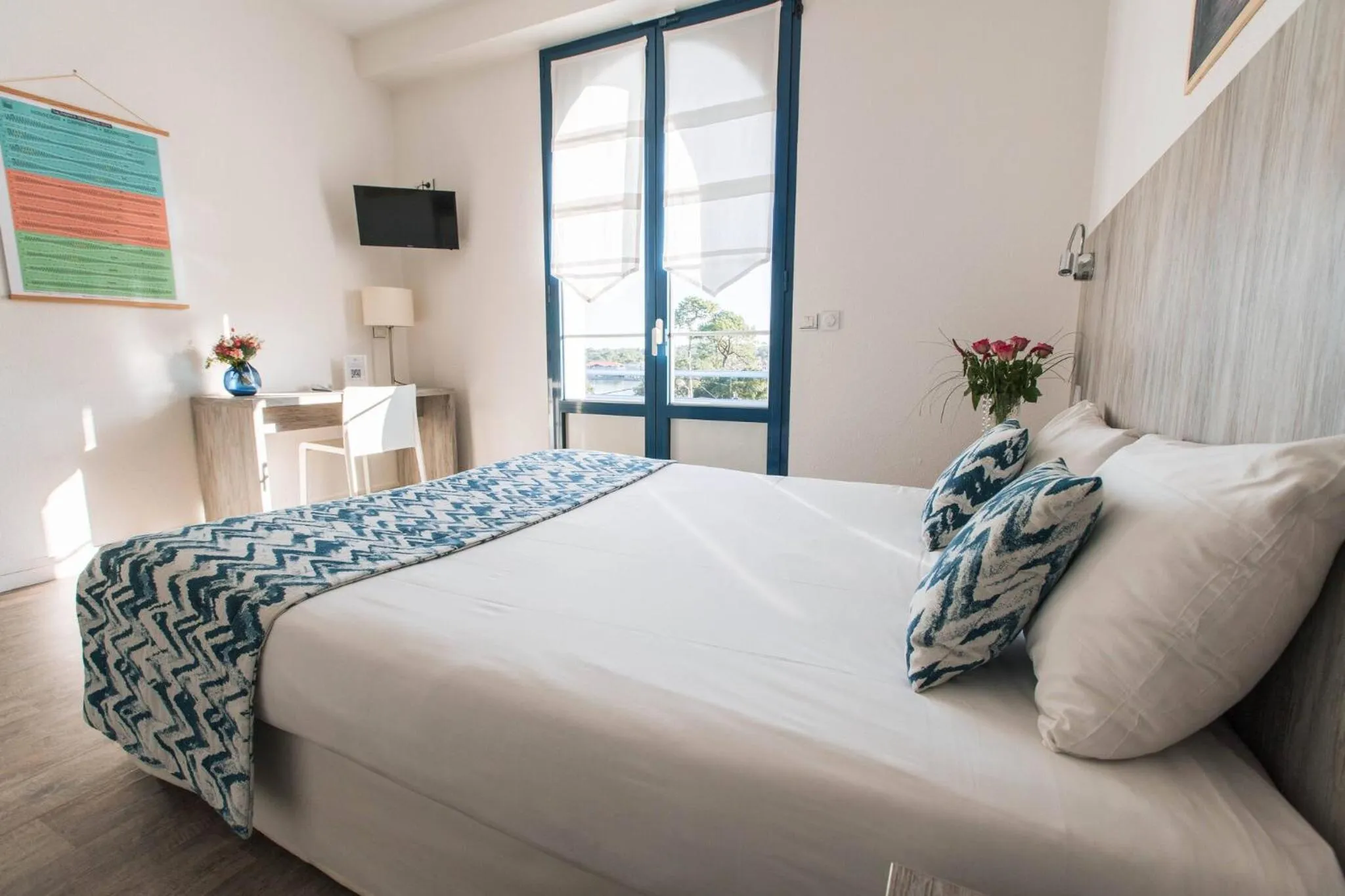 Bed in Hotel Mercedes