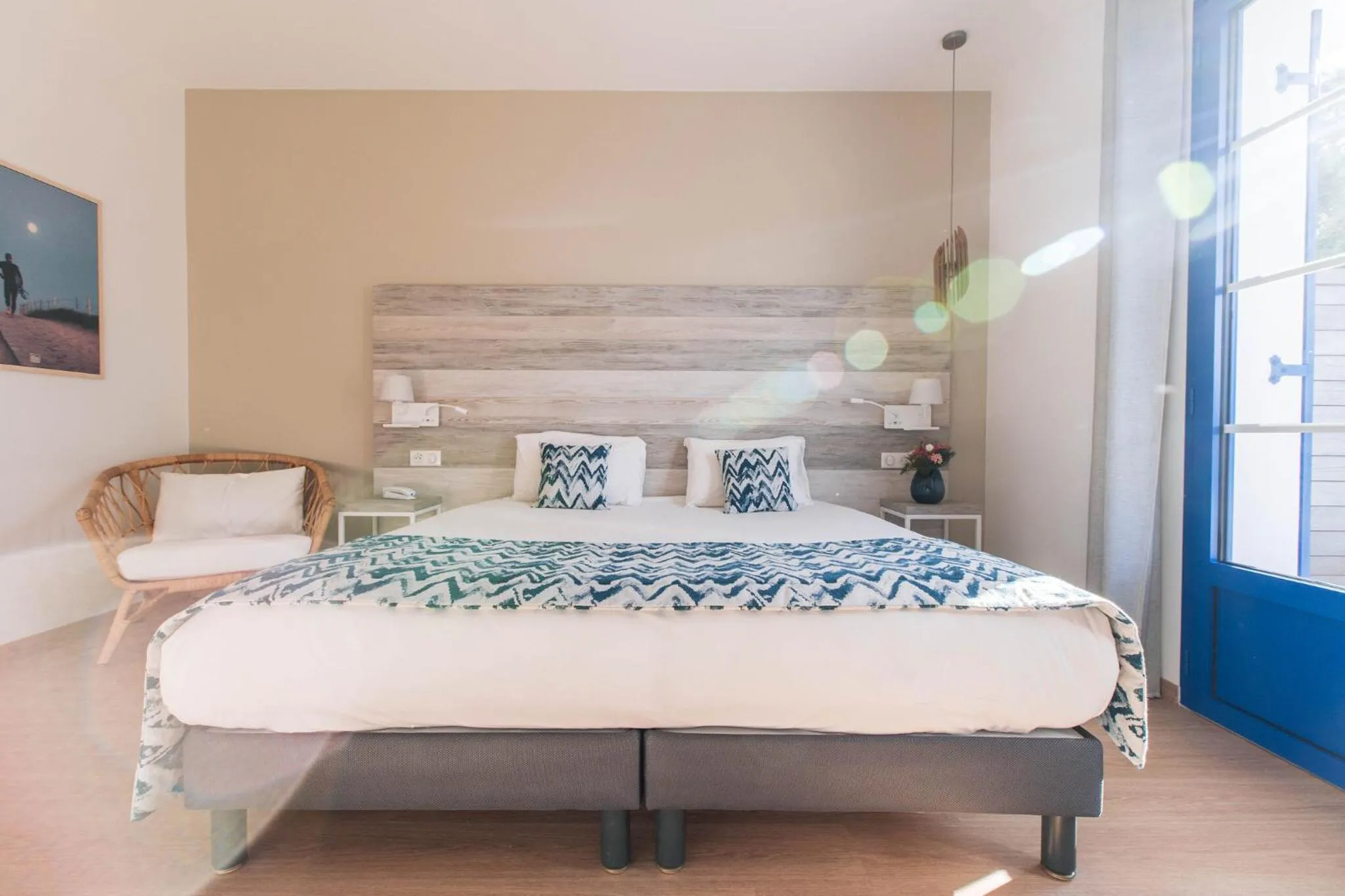 Bed in Hotel Mercedes