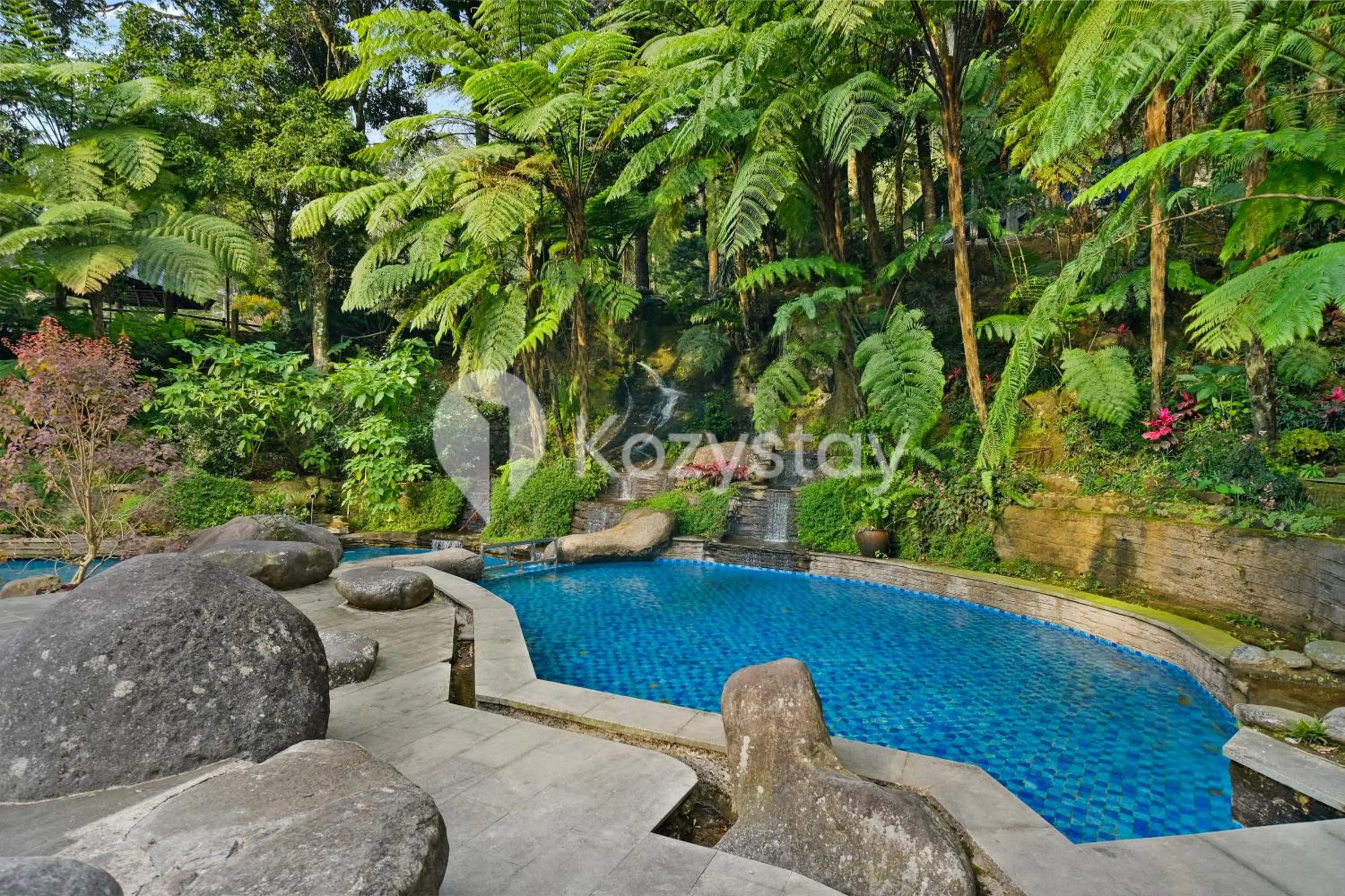 Swimming pool in Taman Wisata Bougenville by Kozystay