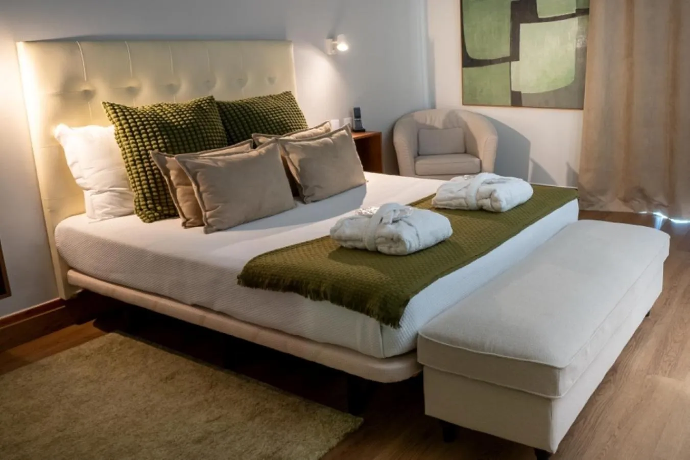 Bed in Hotel Solar Palmeiras