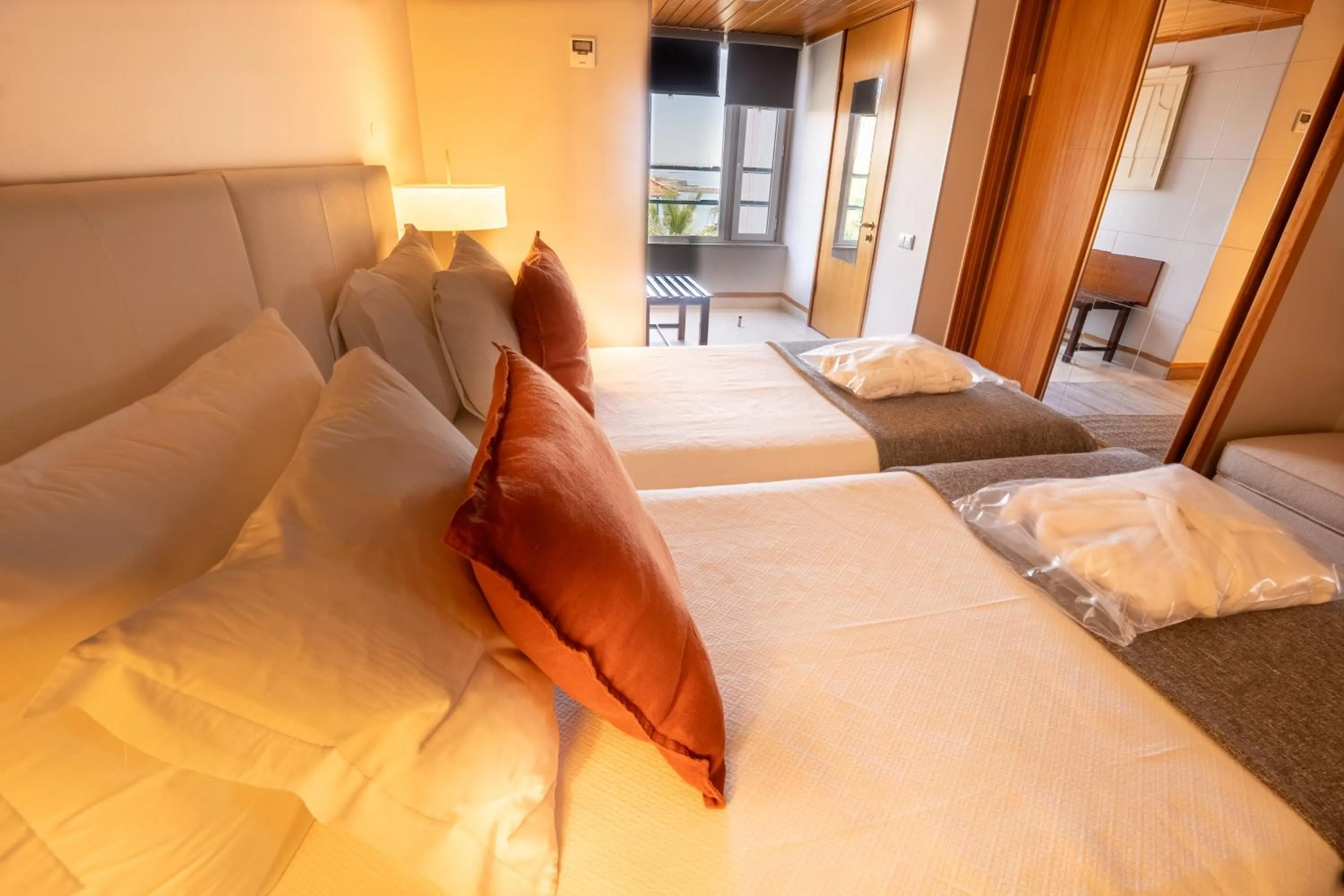 Bed in Hotel Solar Palmeiras