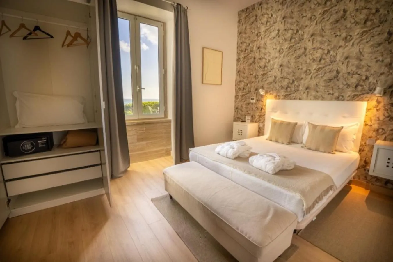 Bed in Hotel Solar Palmeiras