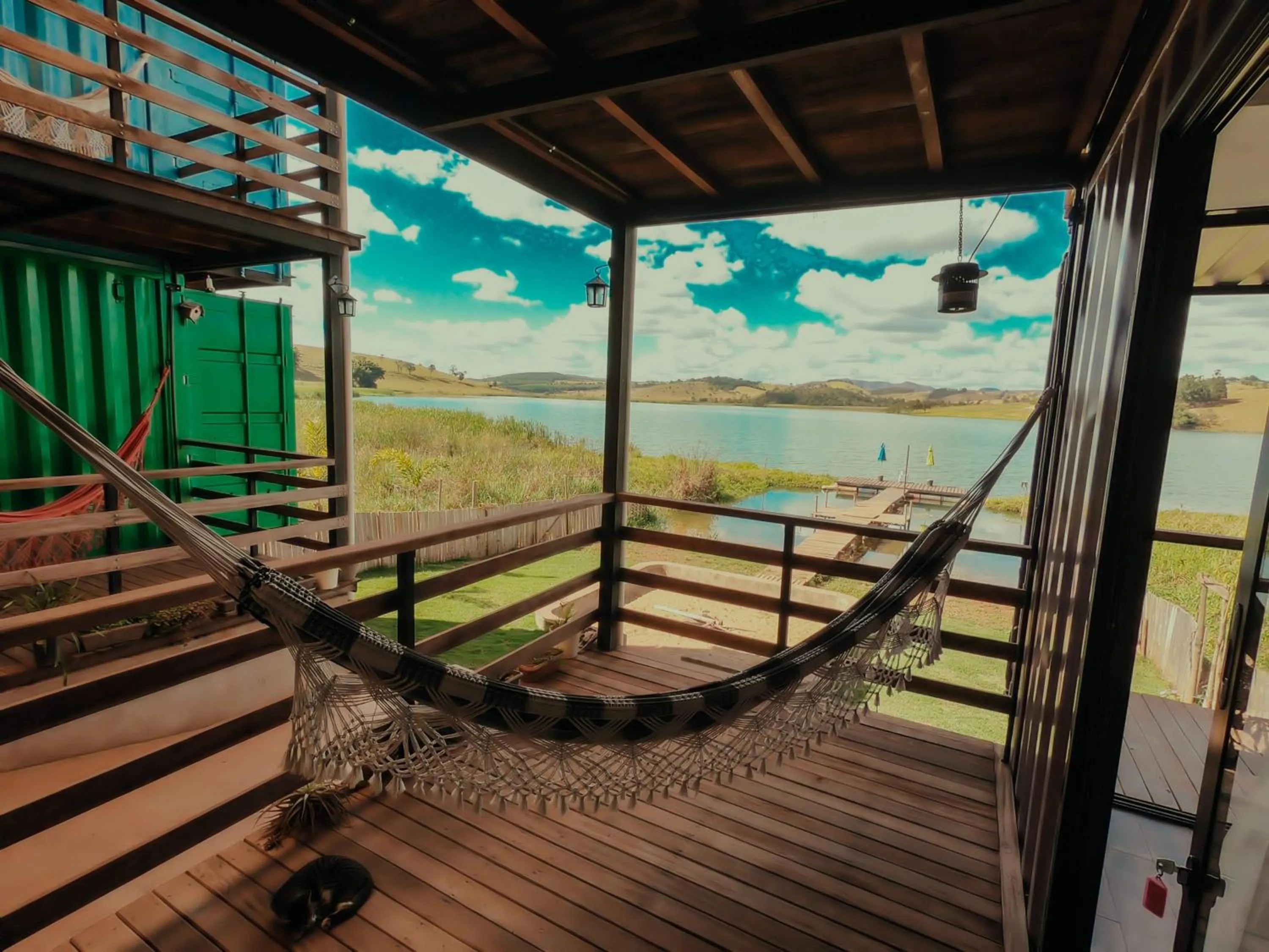 Balcony/Terrace in Villa Container Lodge