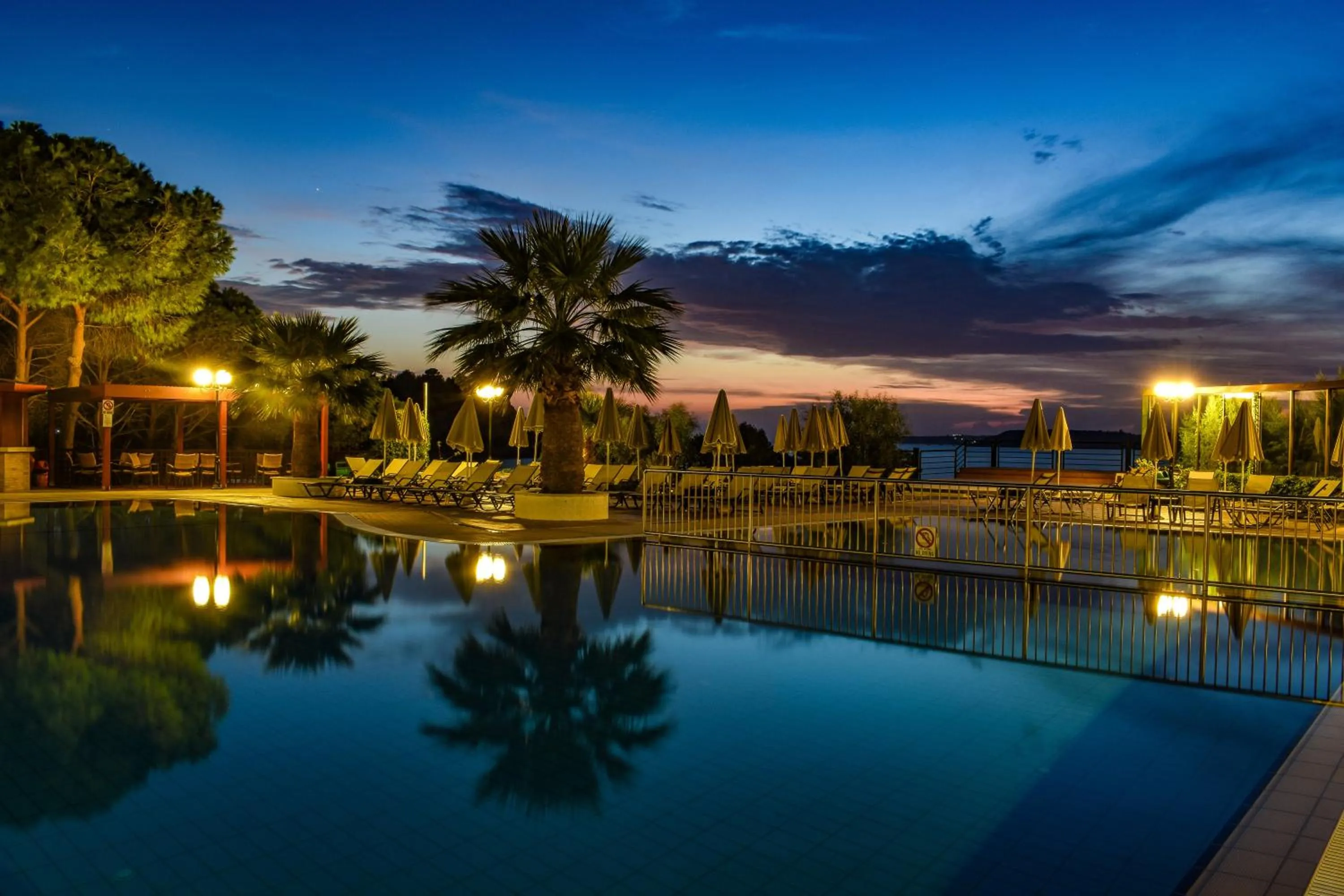 Swimming pool in Mediterranee