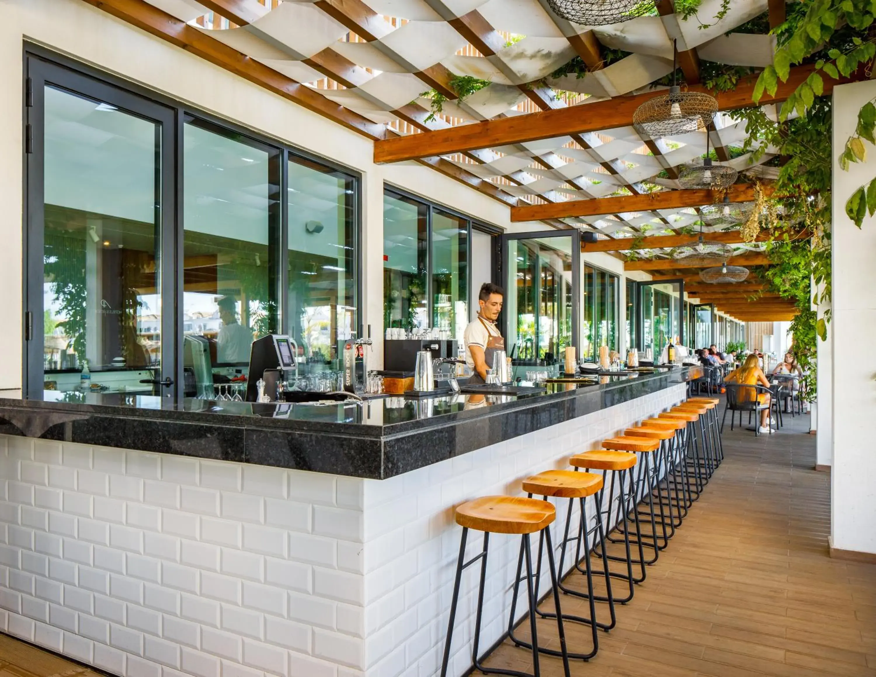 Lounge or bar in AP Cabanas Beach & Nature - Adults Friendly Lounge or bar in AP Cabanas Beach & Nature - Adults Friendly