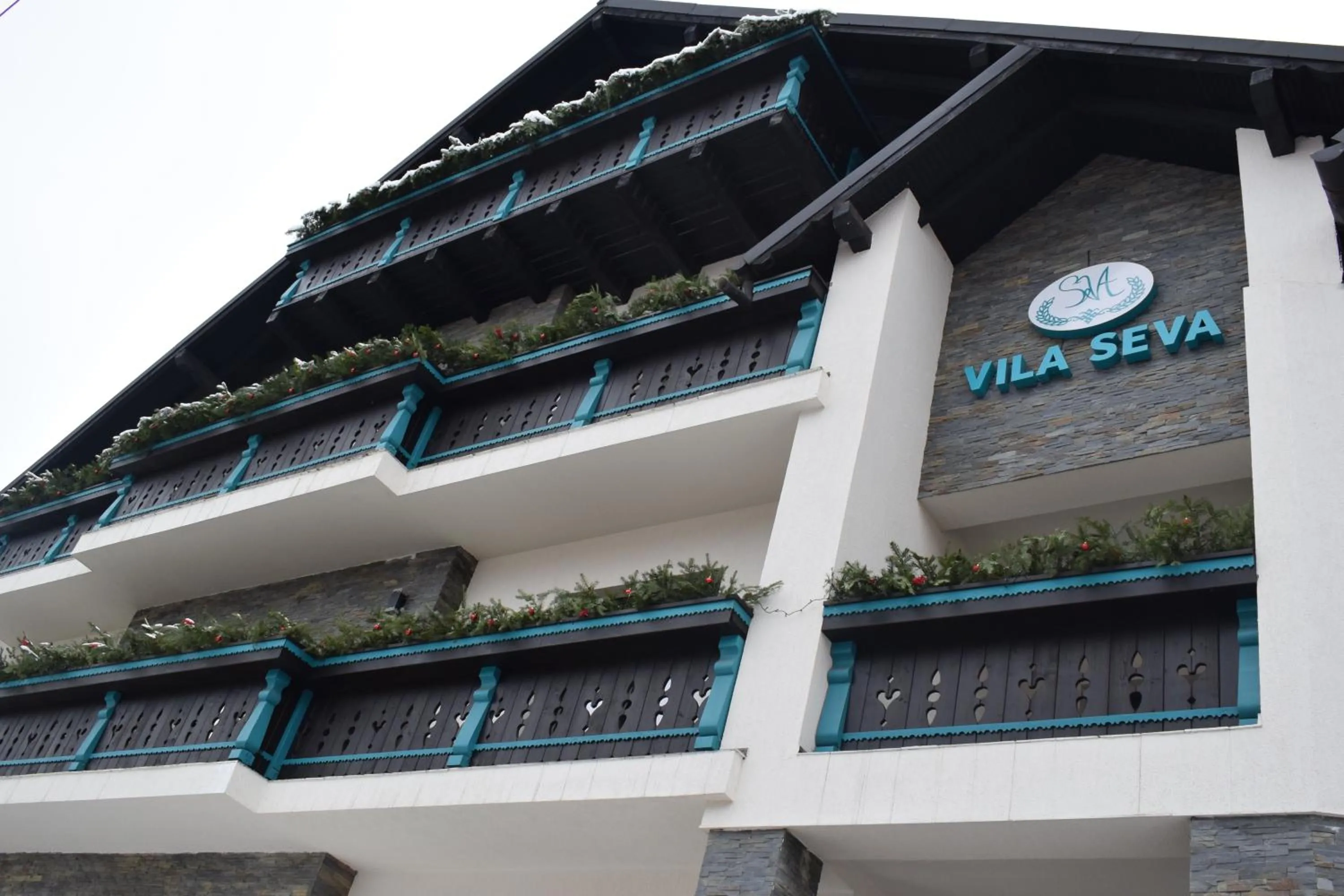 Facade/entrance in Vila Seva