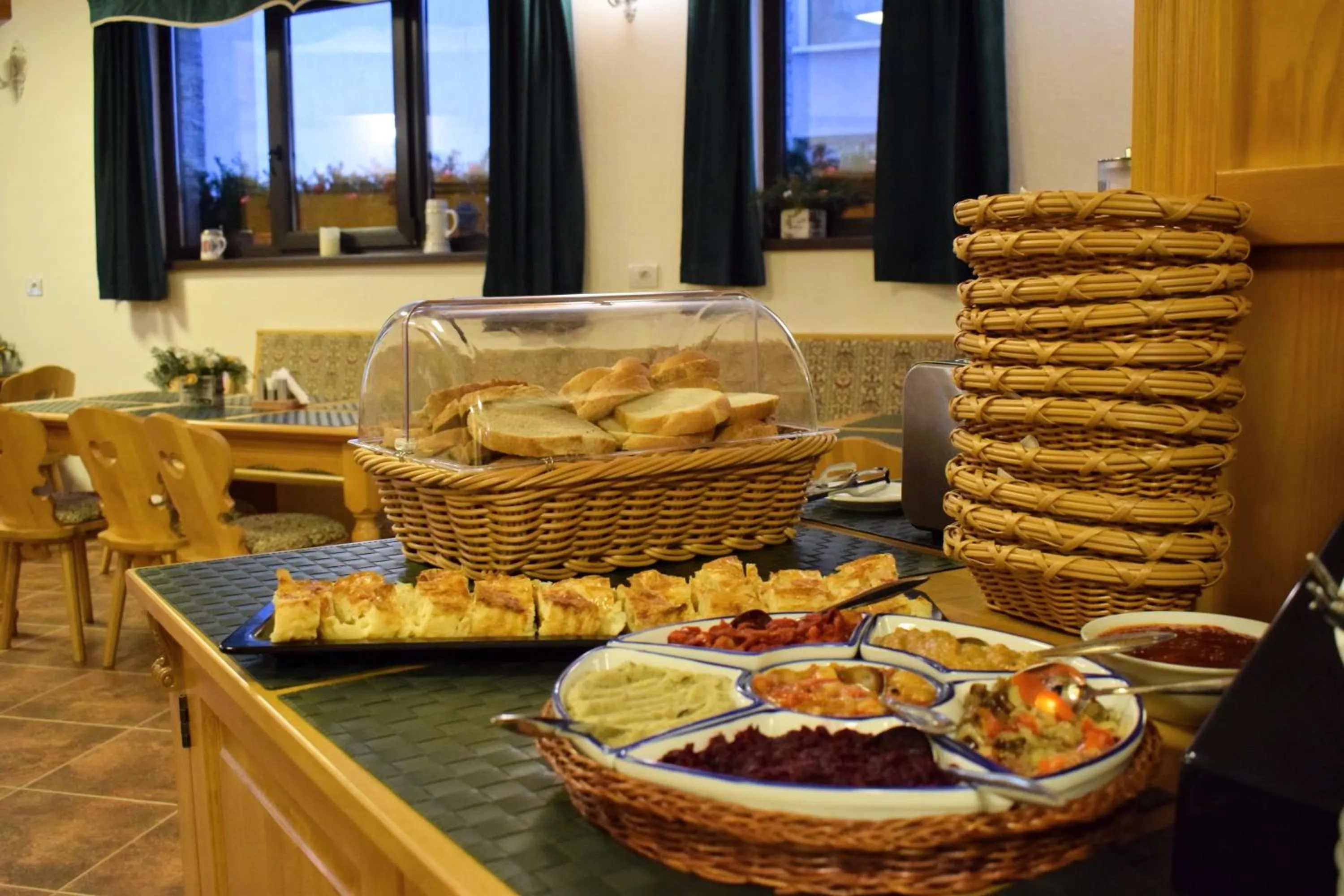 Buffet breakfast in Vila Seva