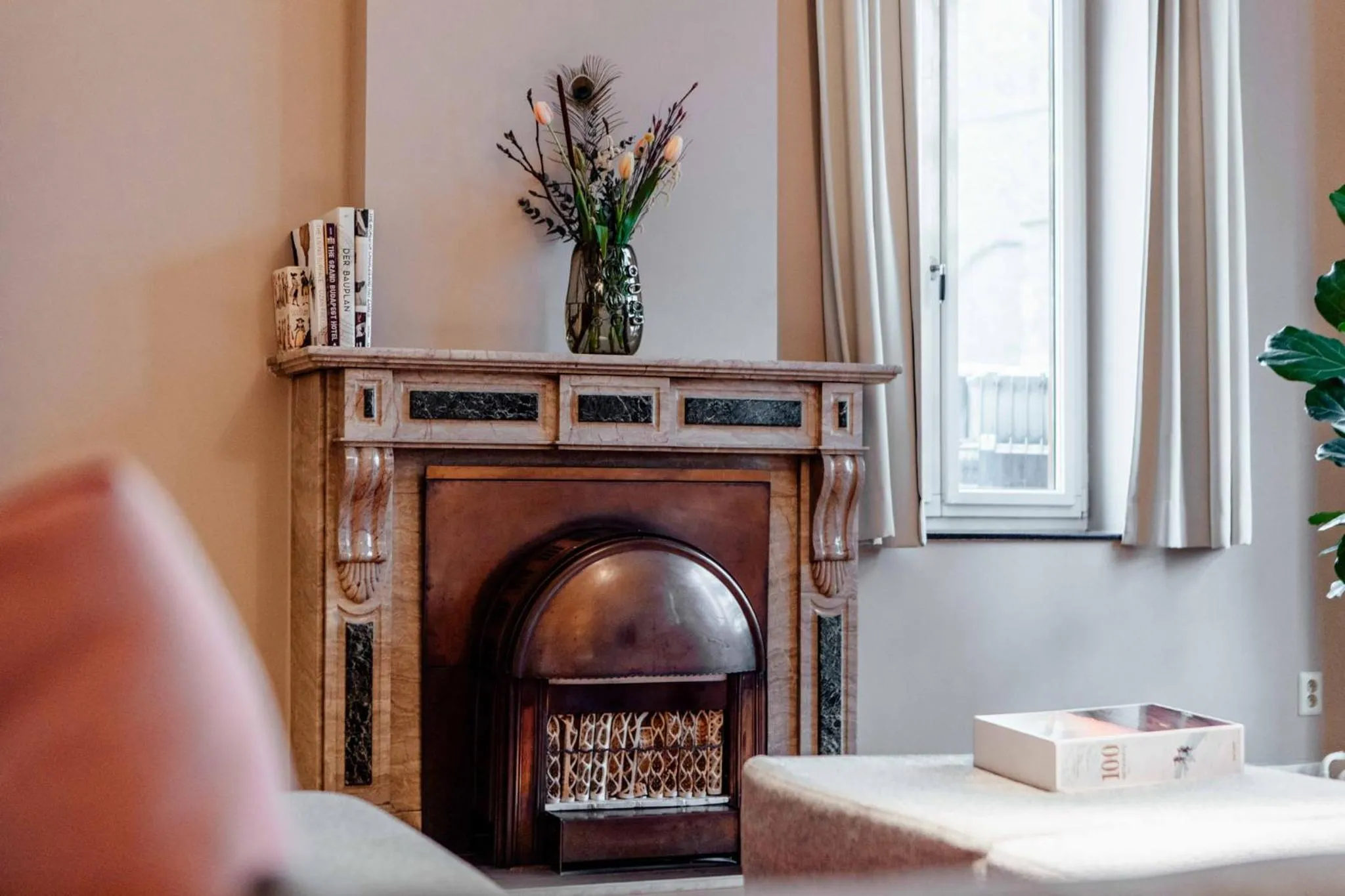 Seating area in Maison Haas Hustinx & Spa