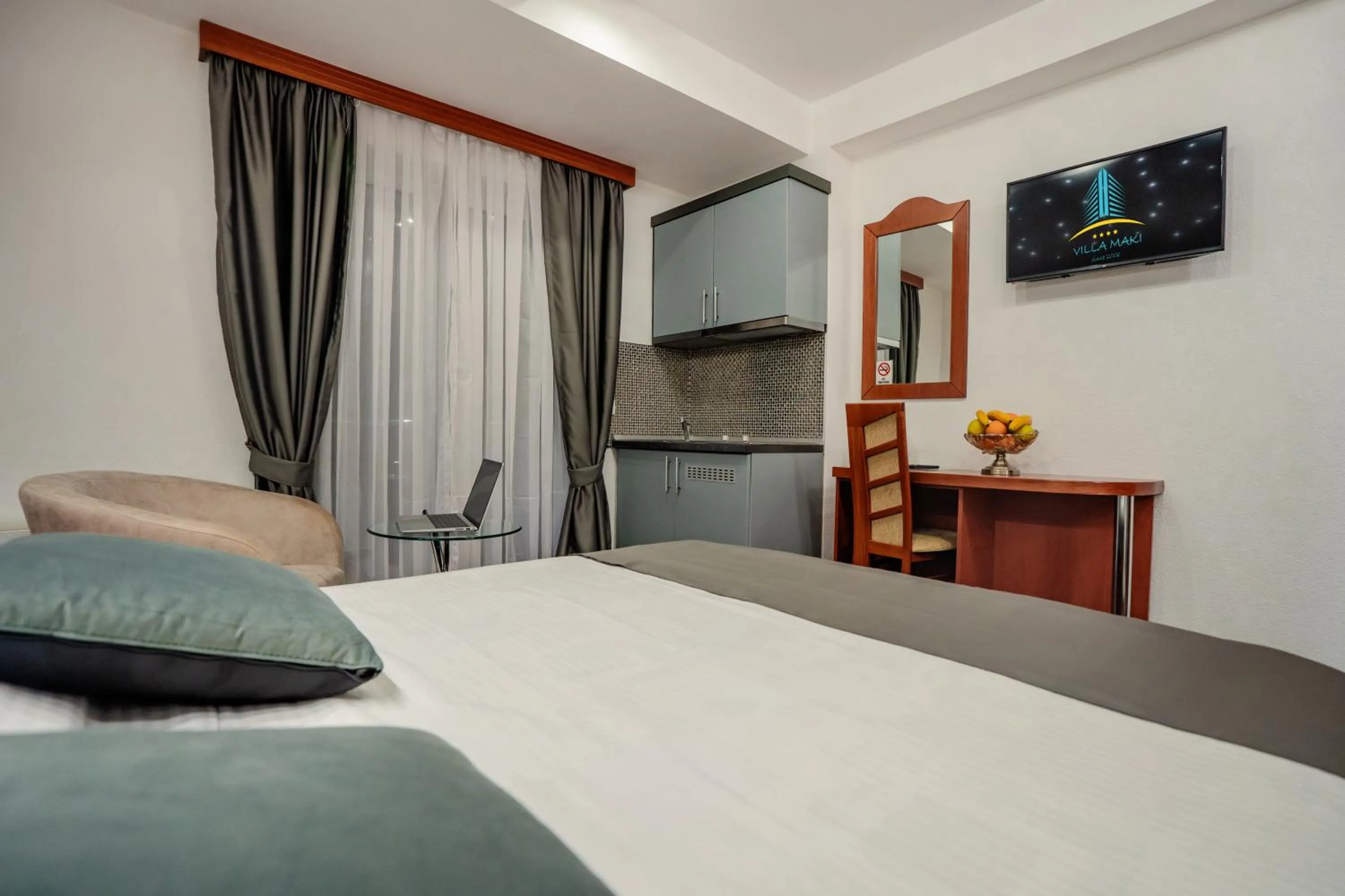 Bed in Villa Maki