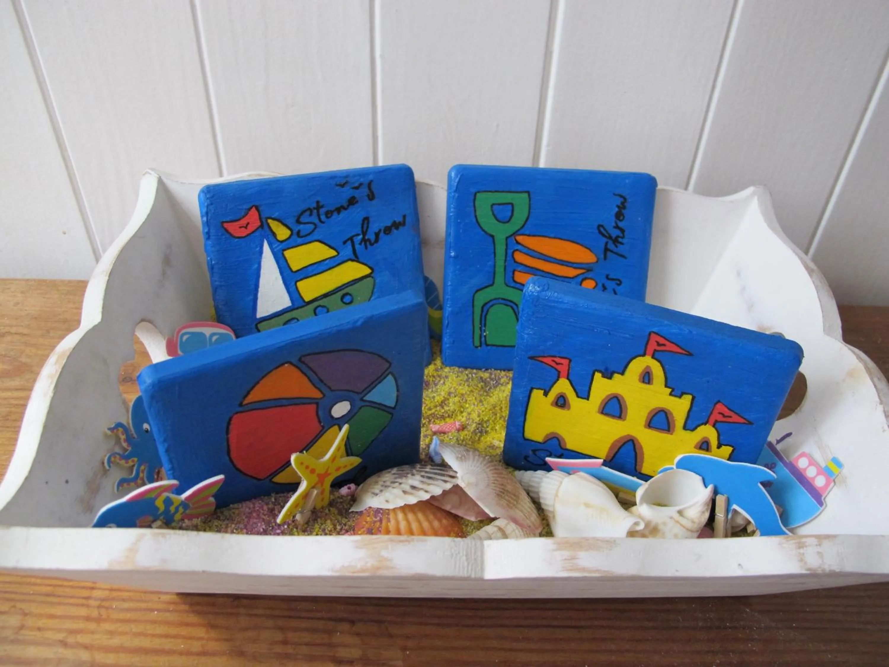 Decorative detail in Stone's Throw Guest House