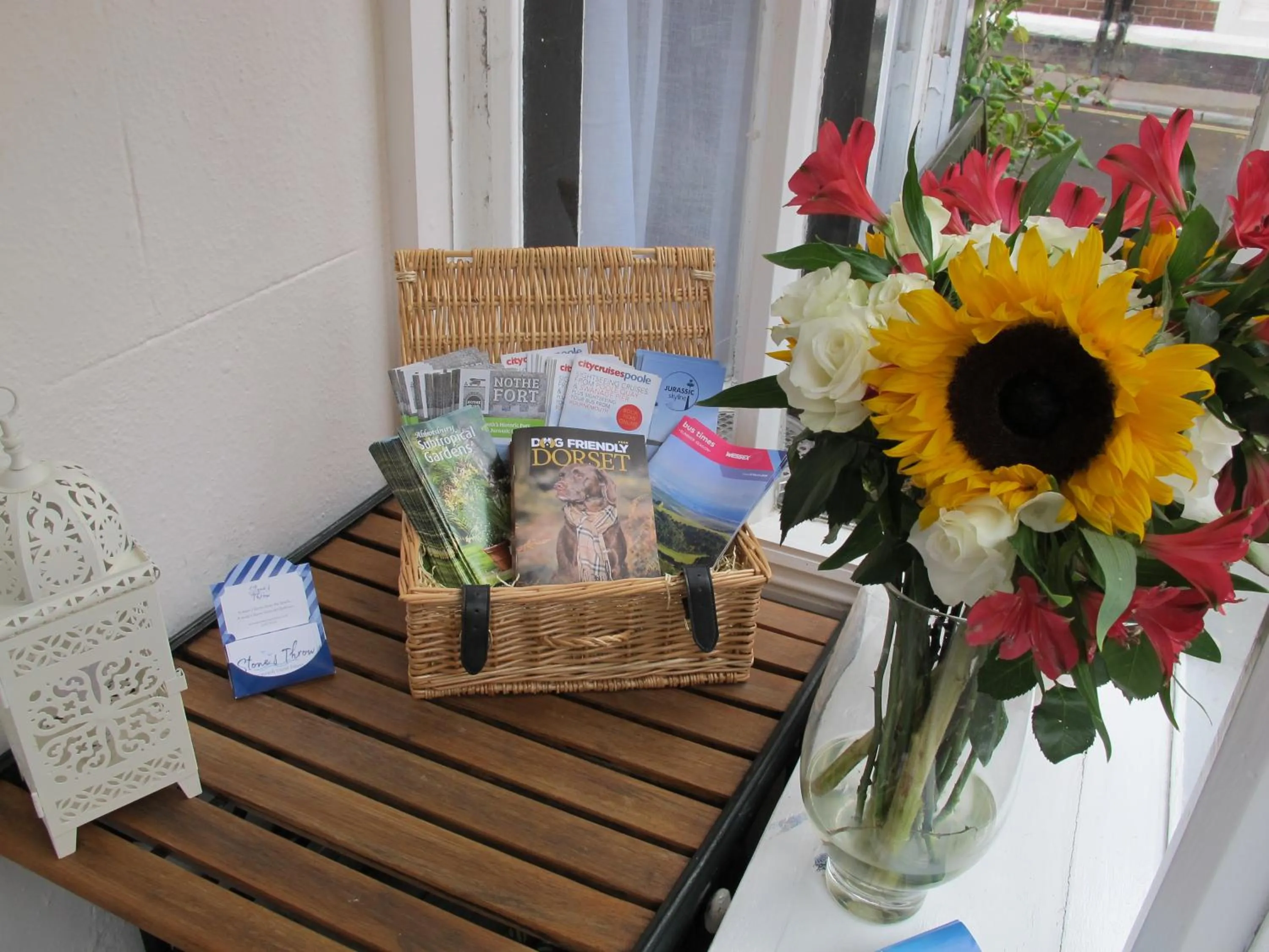 Decorative detail in Stone's Throw Guest House