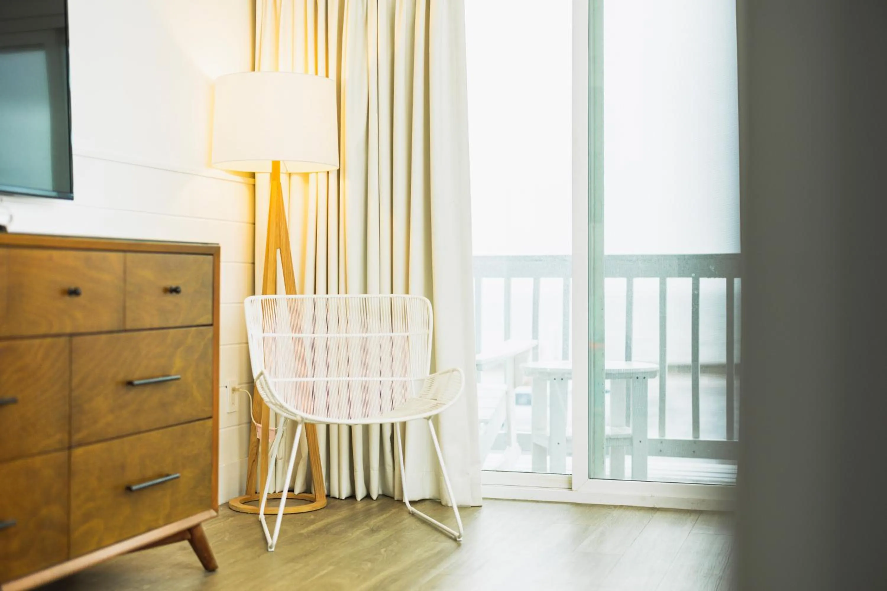 Seating area in The Shore House