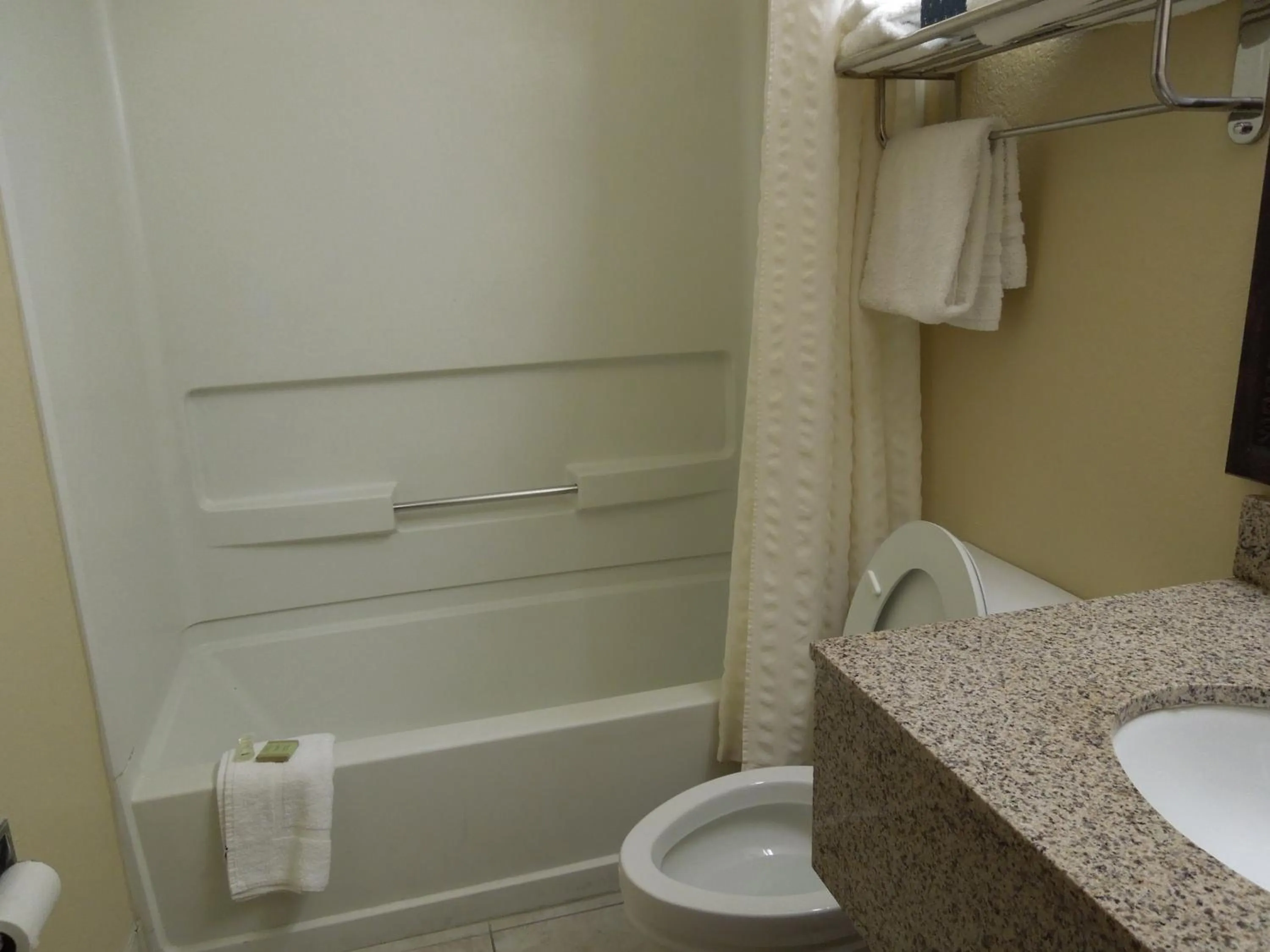 Bathroom in Super 8 by Wyndham Harrisonburg