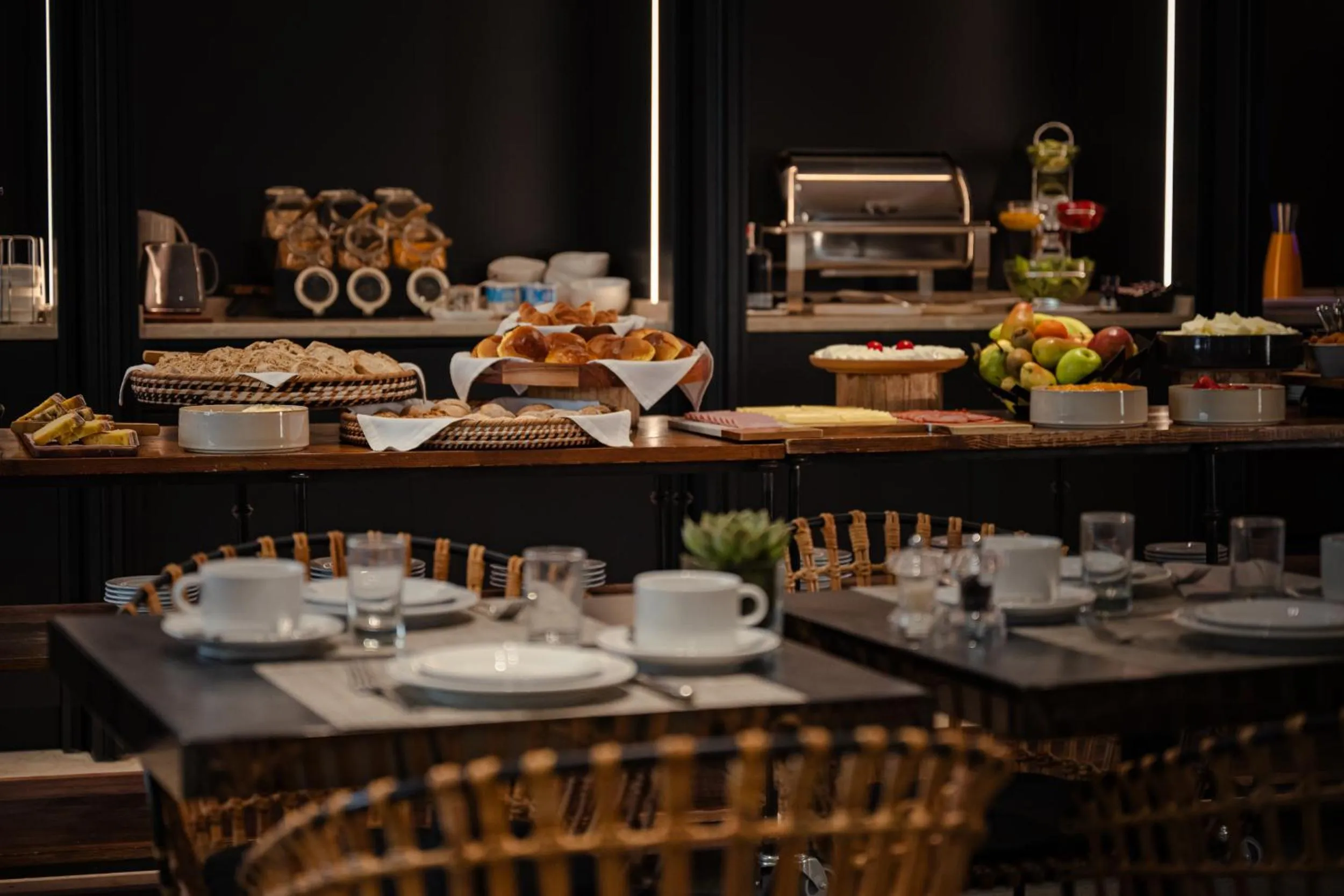 Buffet breakfast in Hotel Dom Carlos Park