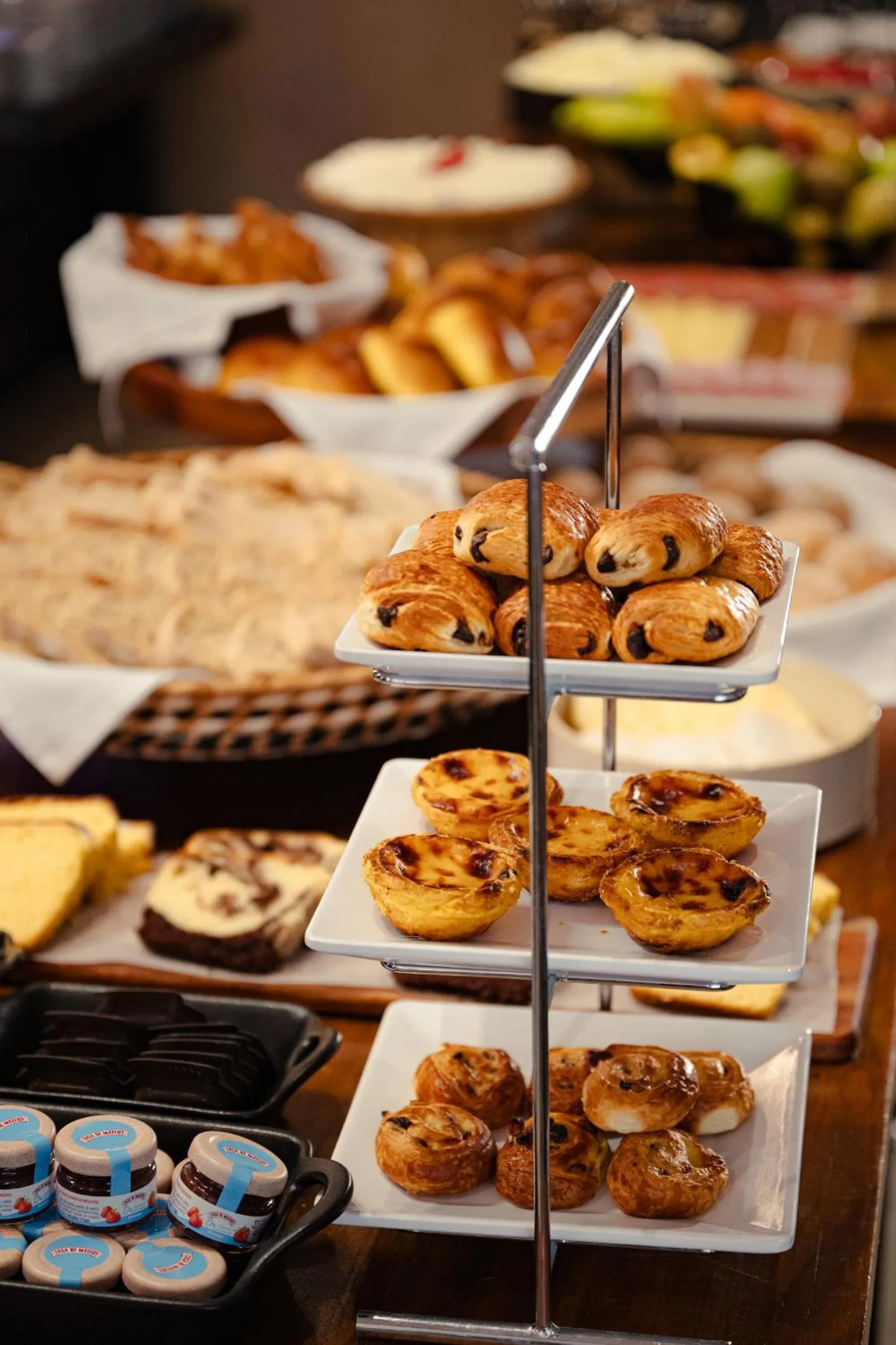Buffet breakfast in Hotel Dom Carlos Park