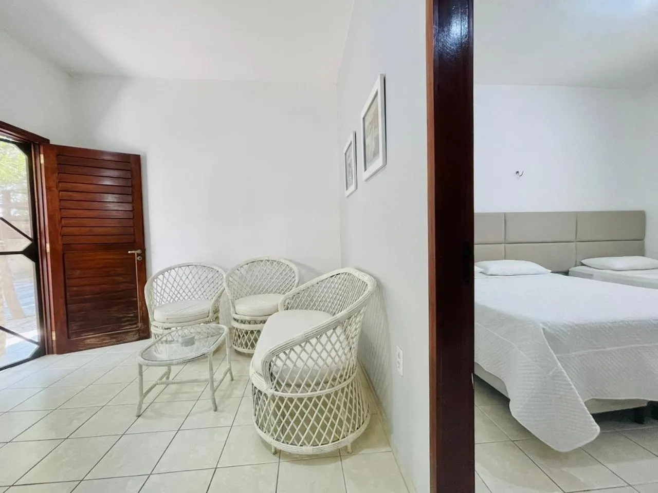 Property building, Bed in Hotel - Apart-hotel Chalé Executivo