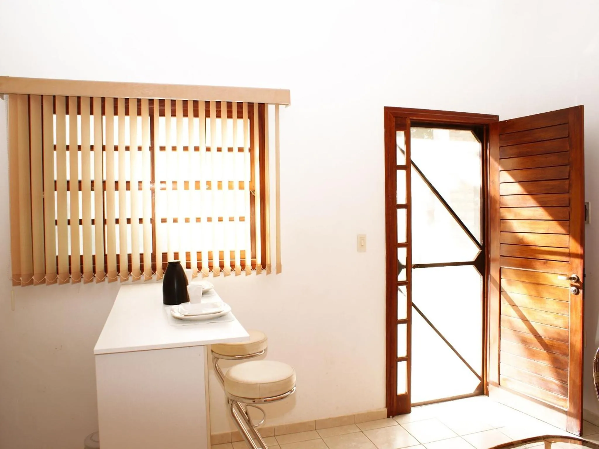 Kitchen or kitchenette in Hotel - Apart-hotel Chalé Executivo