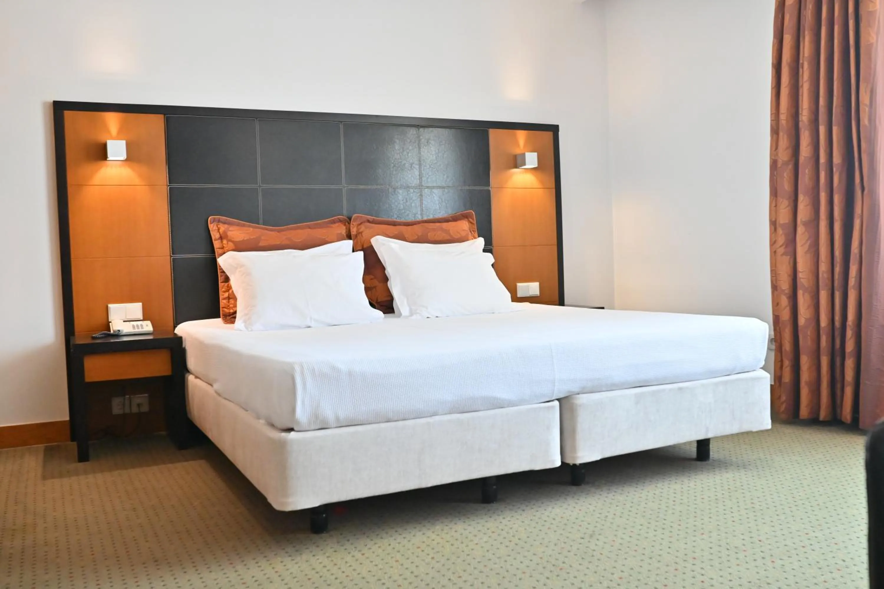 Bed in Hotel Bagoeira