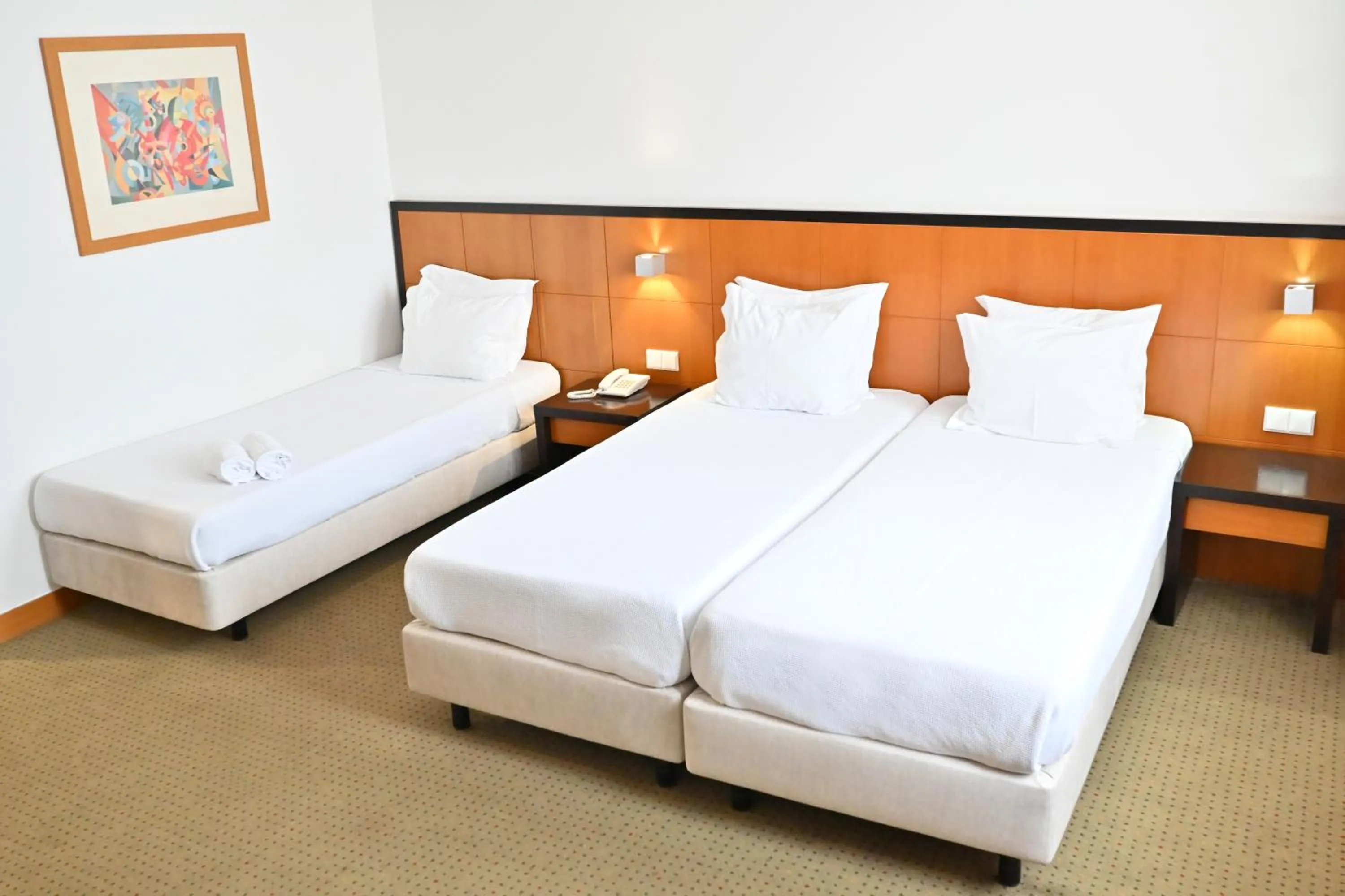 Bed in Hotel Bagoeira