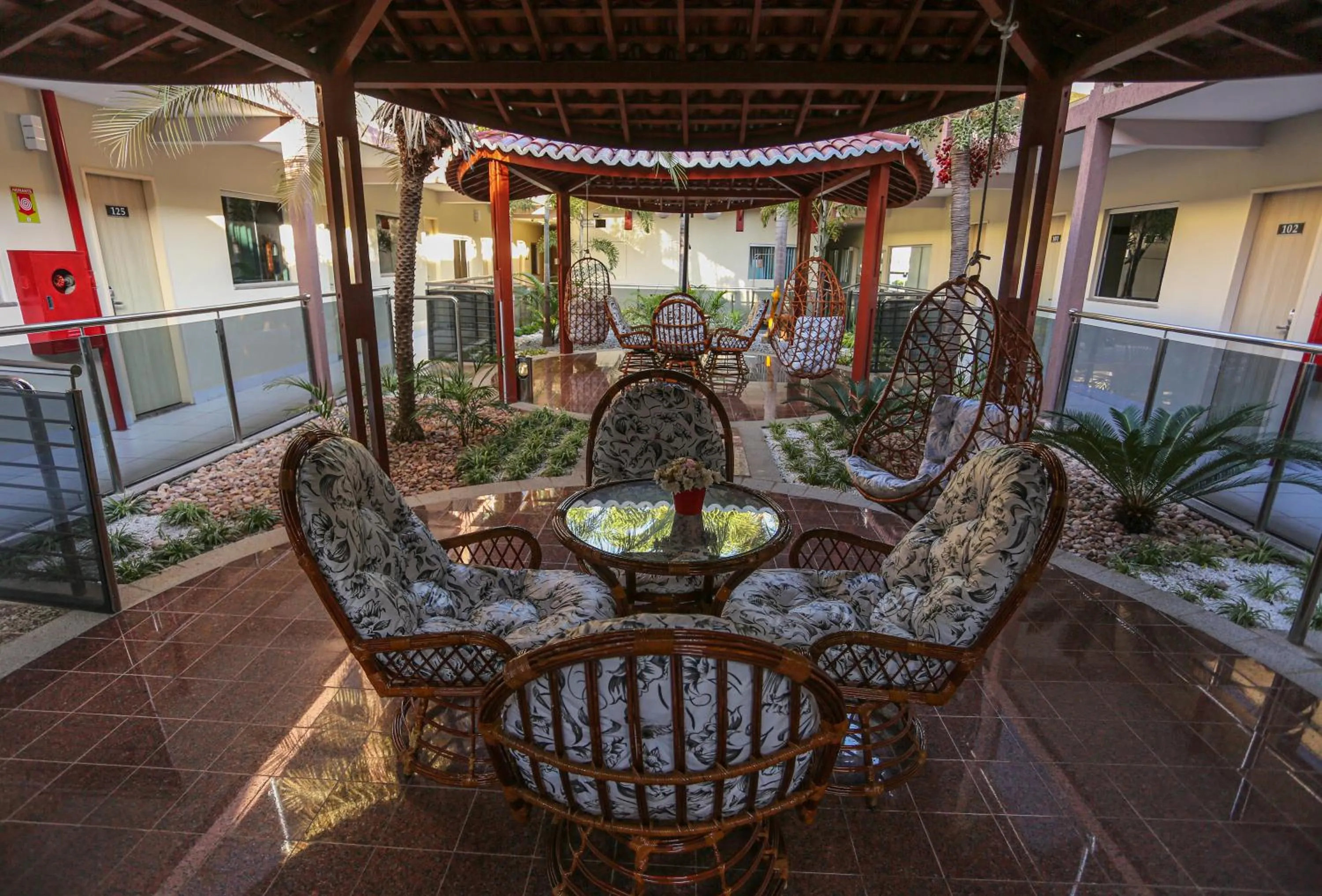 Balcony/Terrace in Vitoria Palace Hotel