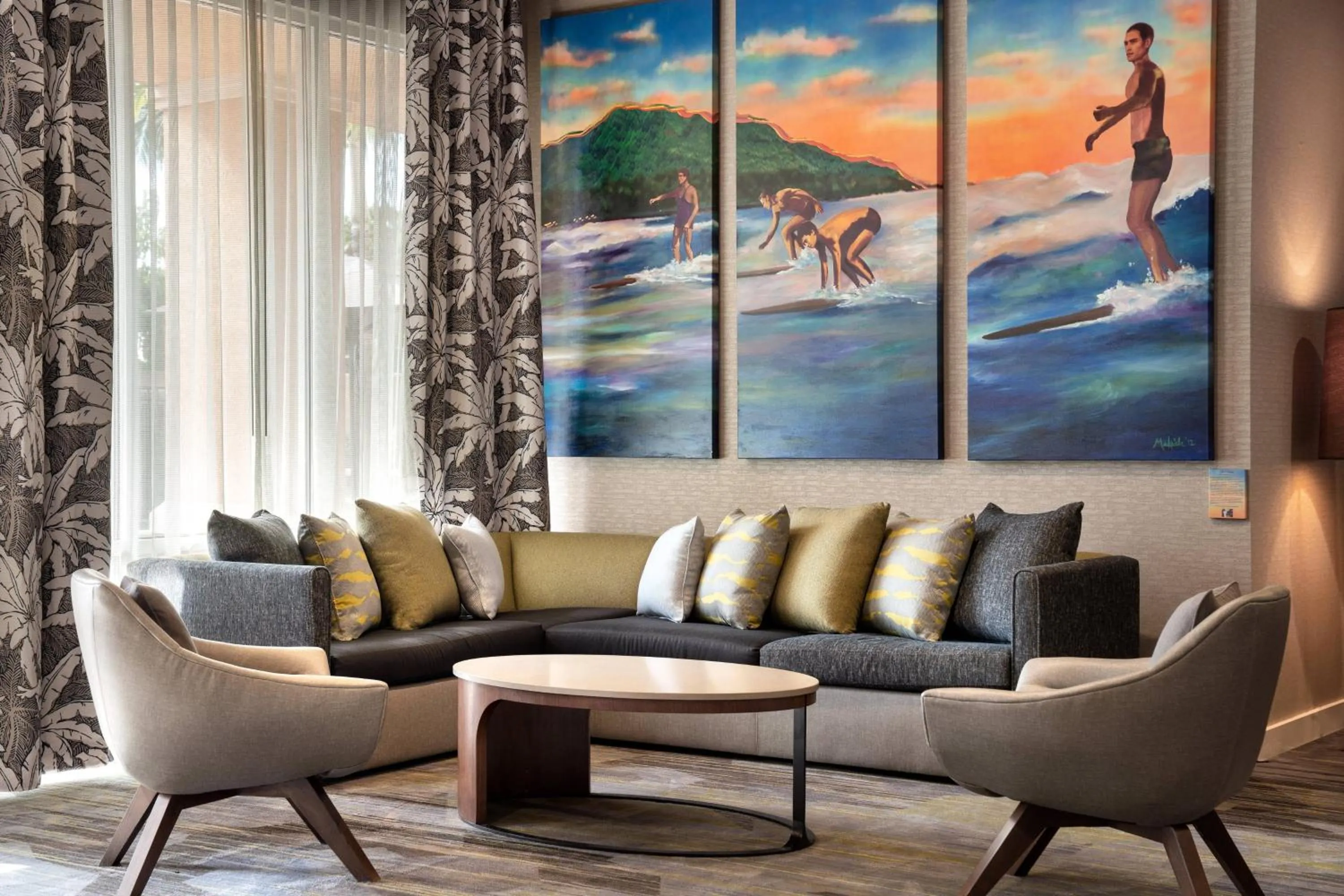 Lobby or reception in Courtyard by Marriott Maui Kahului Airport