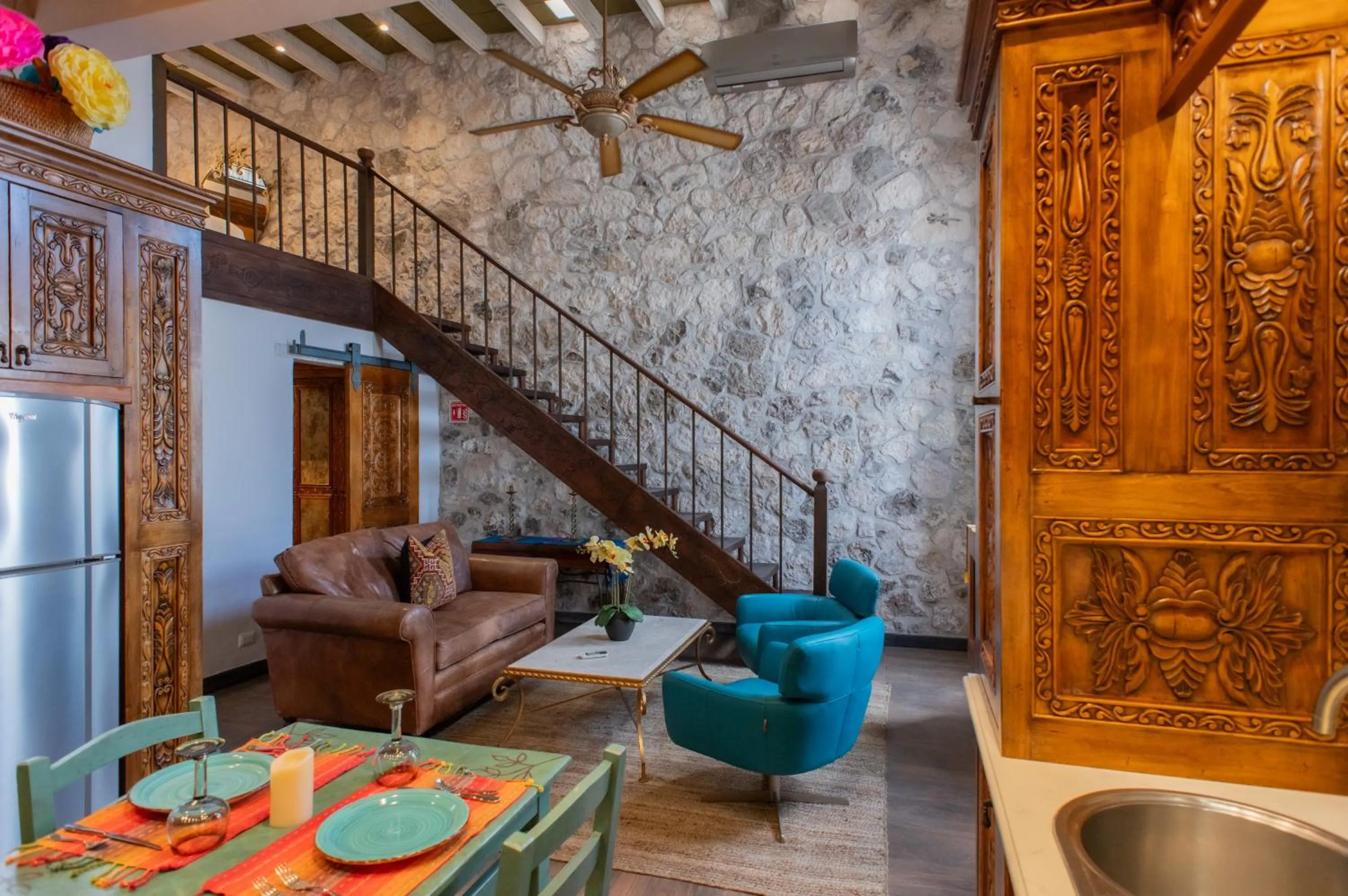 Living room in Casa Sollano 34