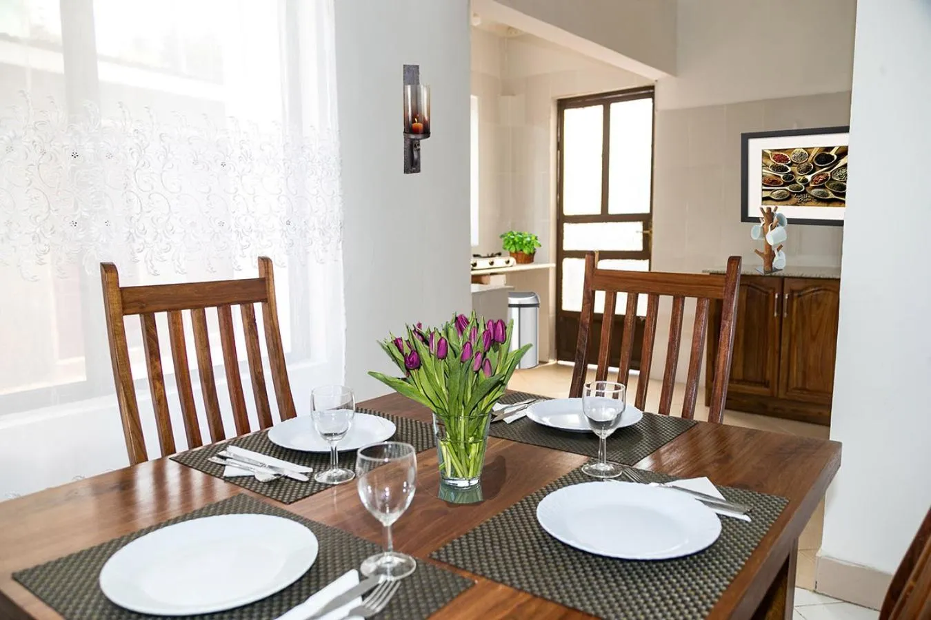 Dining area in Mama Wilsen House
