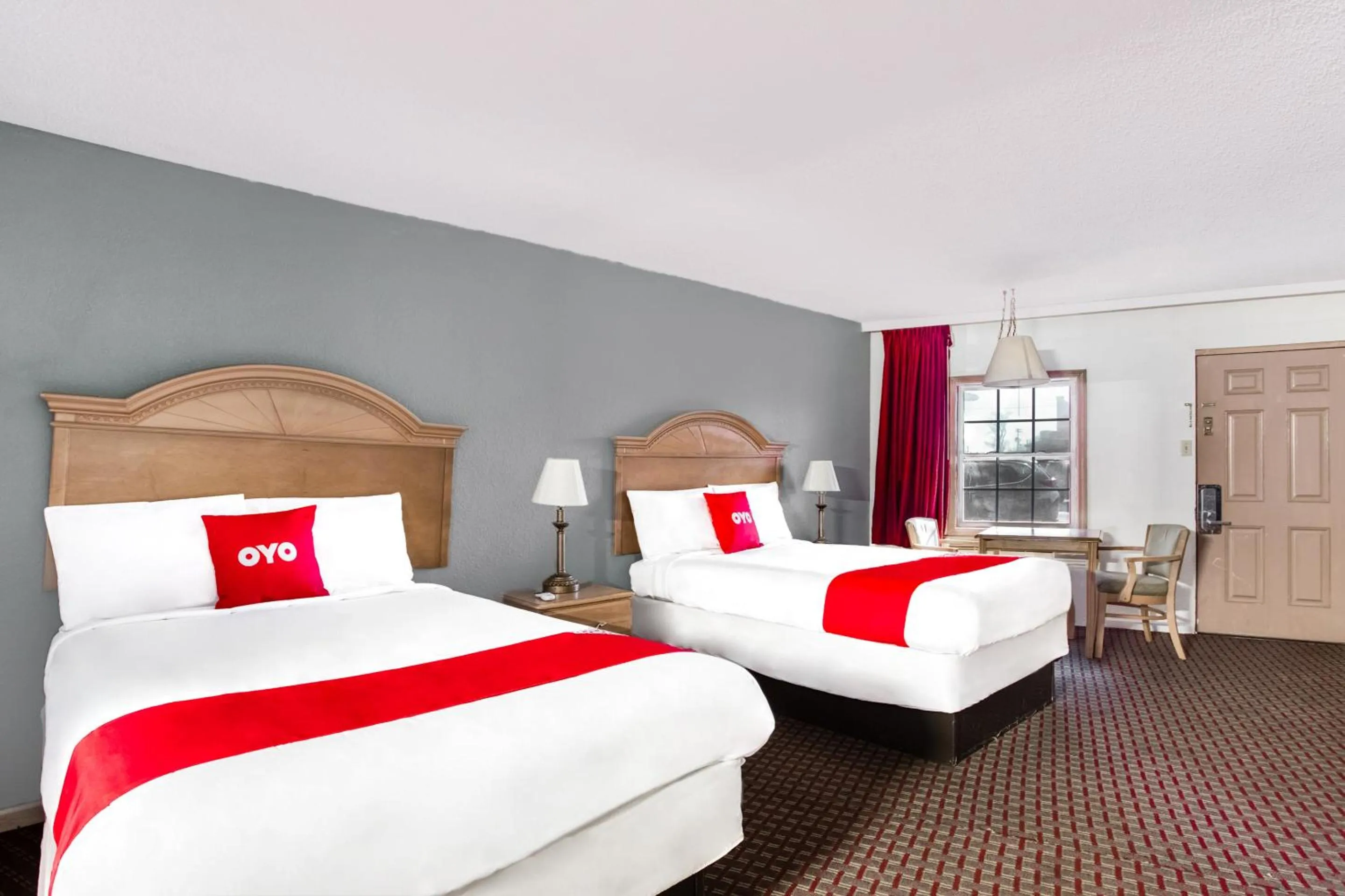 Bedroom, Bed in OYO Hotel Bald Knob AR Hwy 64