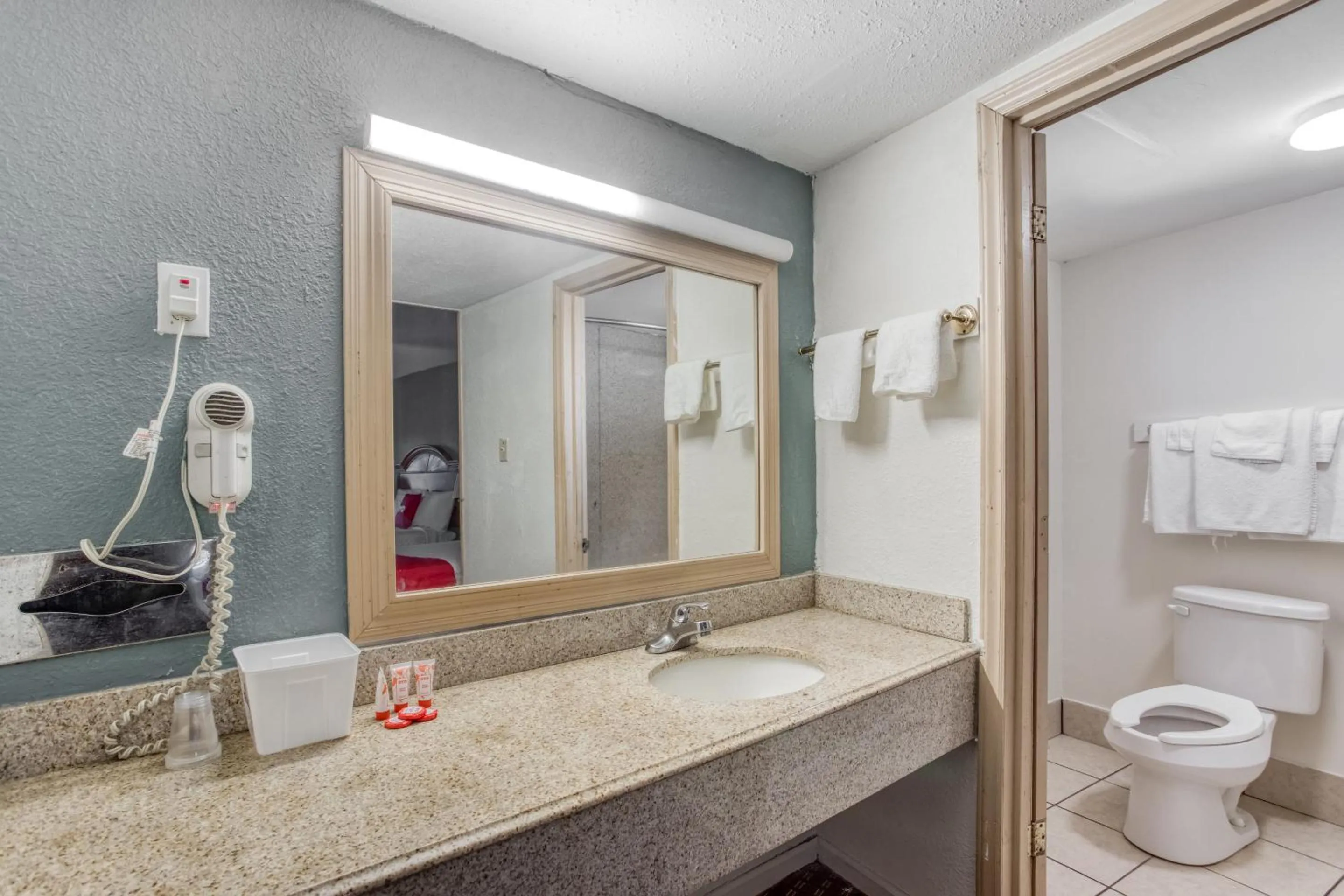 Bathroom in OYO Hotel Bald Knob AR Hwy 64