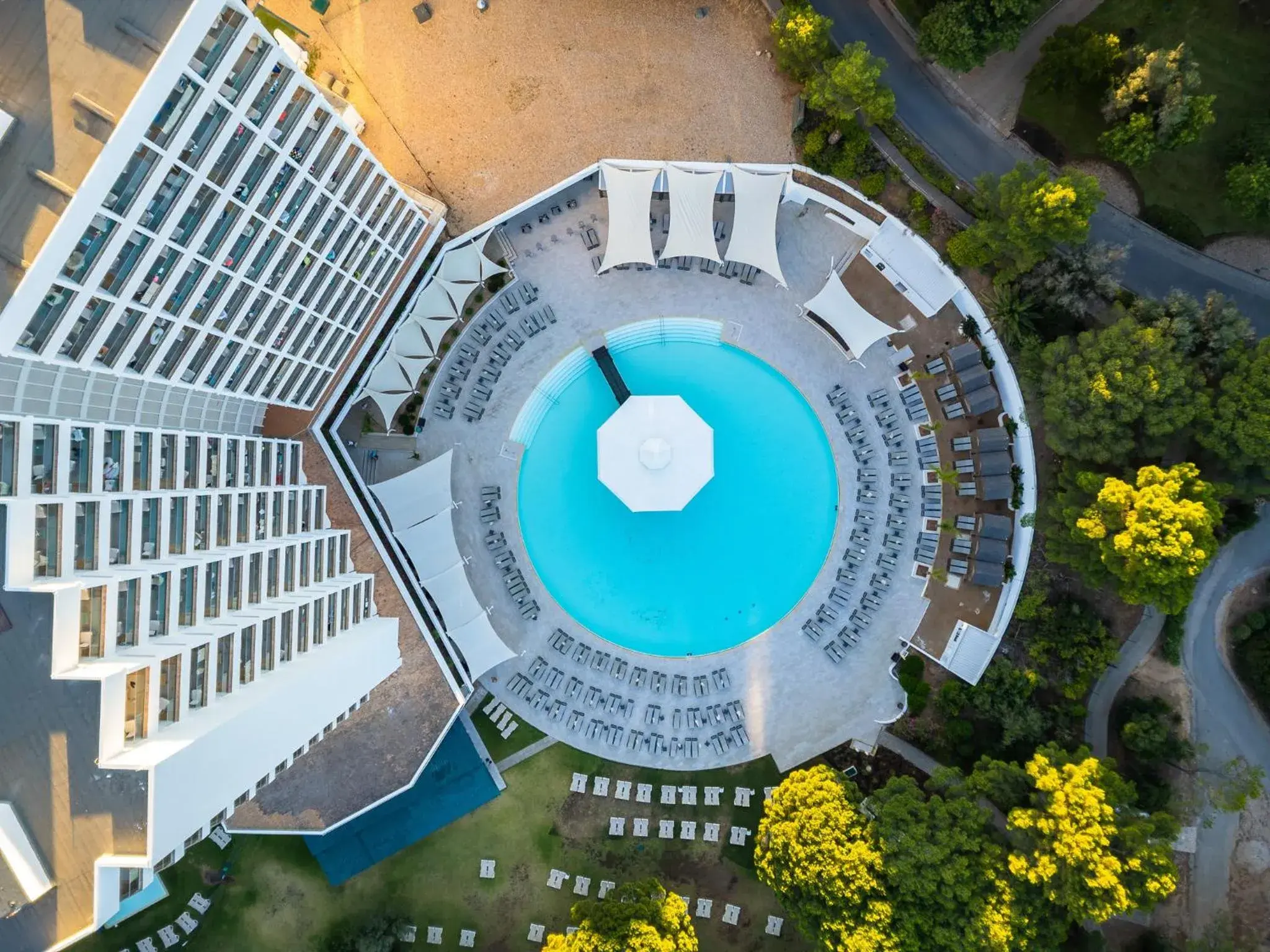Bird's eye view in Pestana Blue Alvor Beach - All Inclusive Hotel Bird's eye view in Pestana Blue Alvor Beach - All Inclusive Hotel