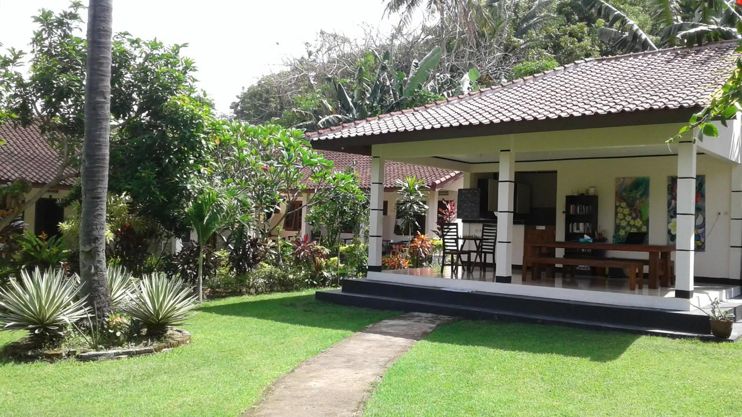 Garden in Indah Homestay and Cooking classes