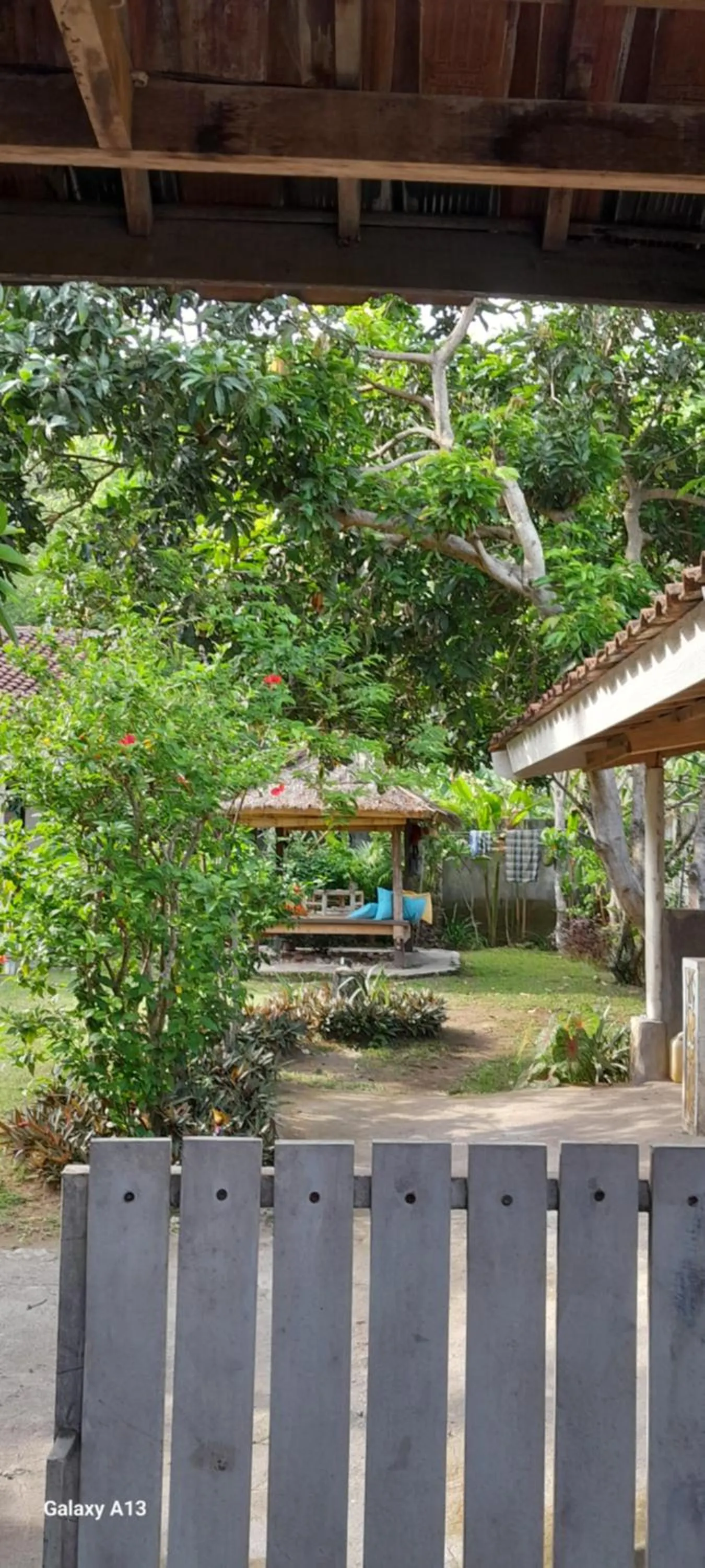 Garden in Indah Homestay and Cooking classes