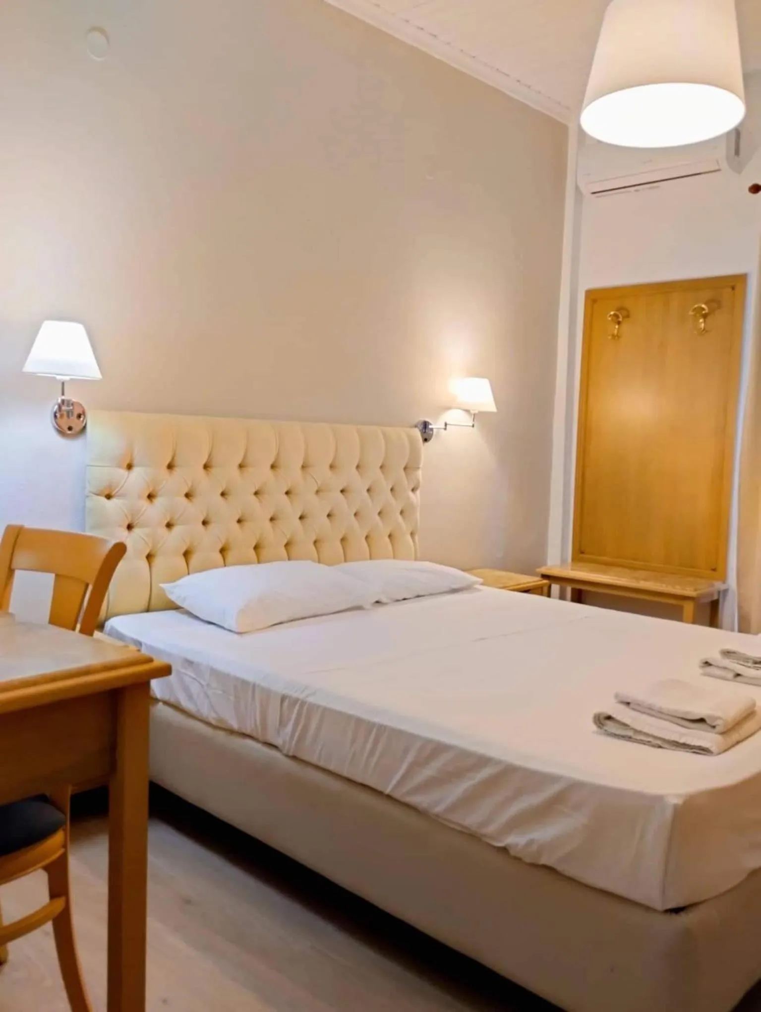 Bed in Alykes Family Resort