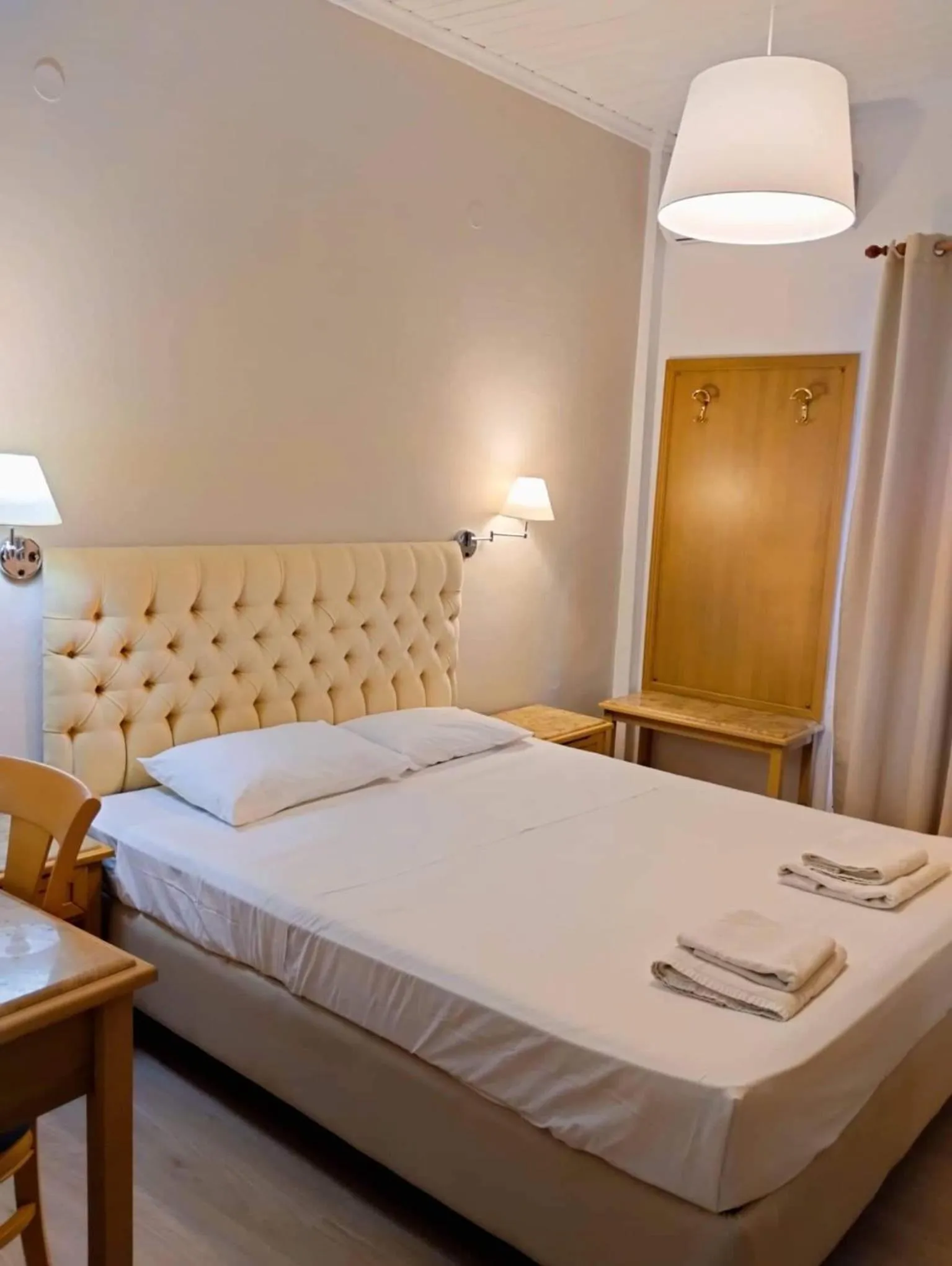 Bed in Alykes Family Resort