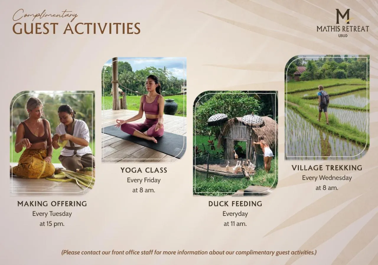 Activities in MATHIS Retreat Ubud